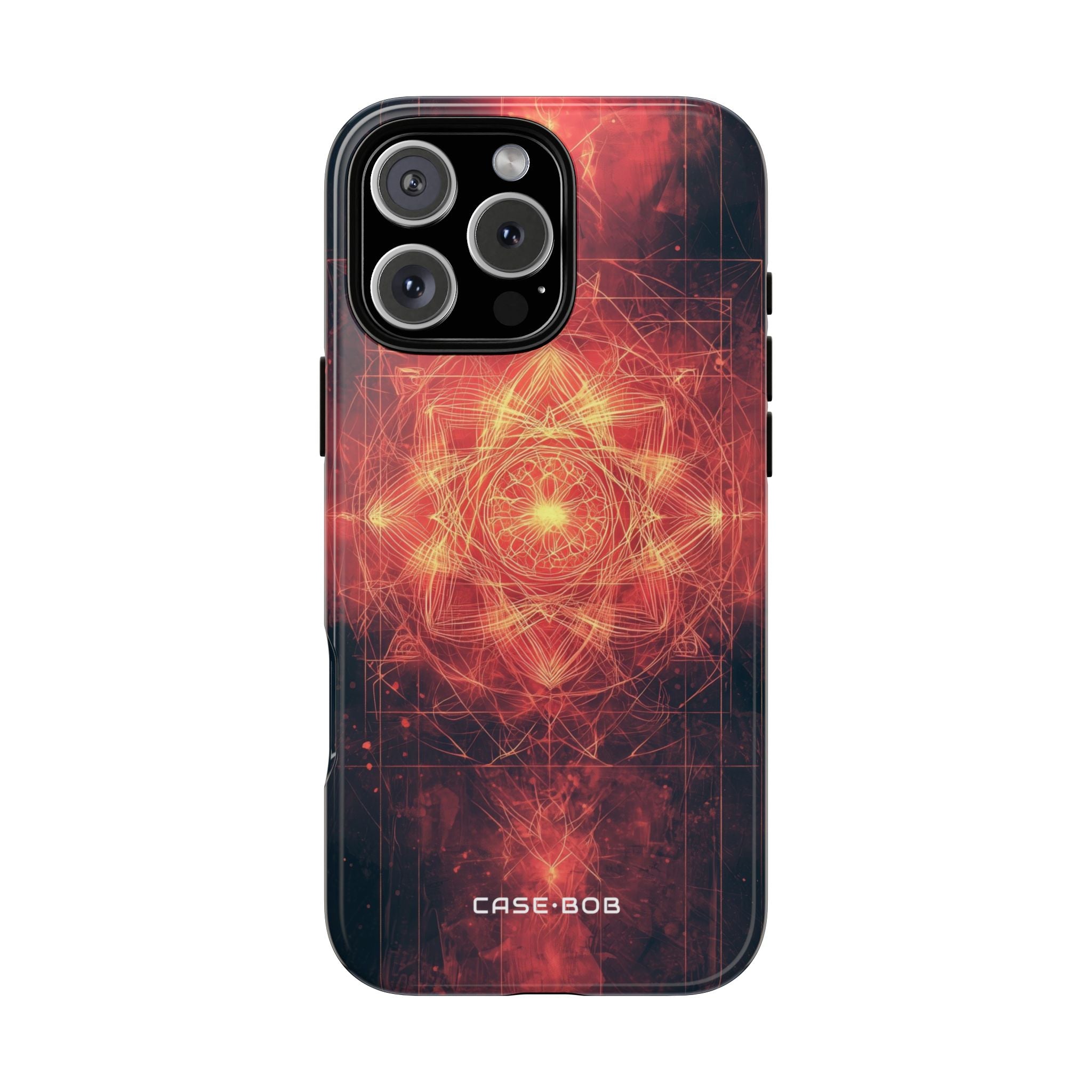 Radiant Mandala iPhone 16 Pro Max - Kova suojakotelo