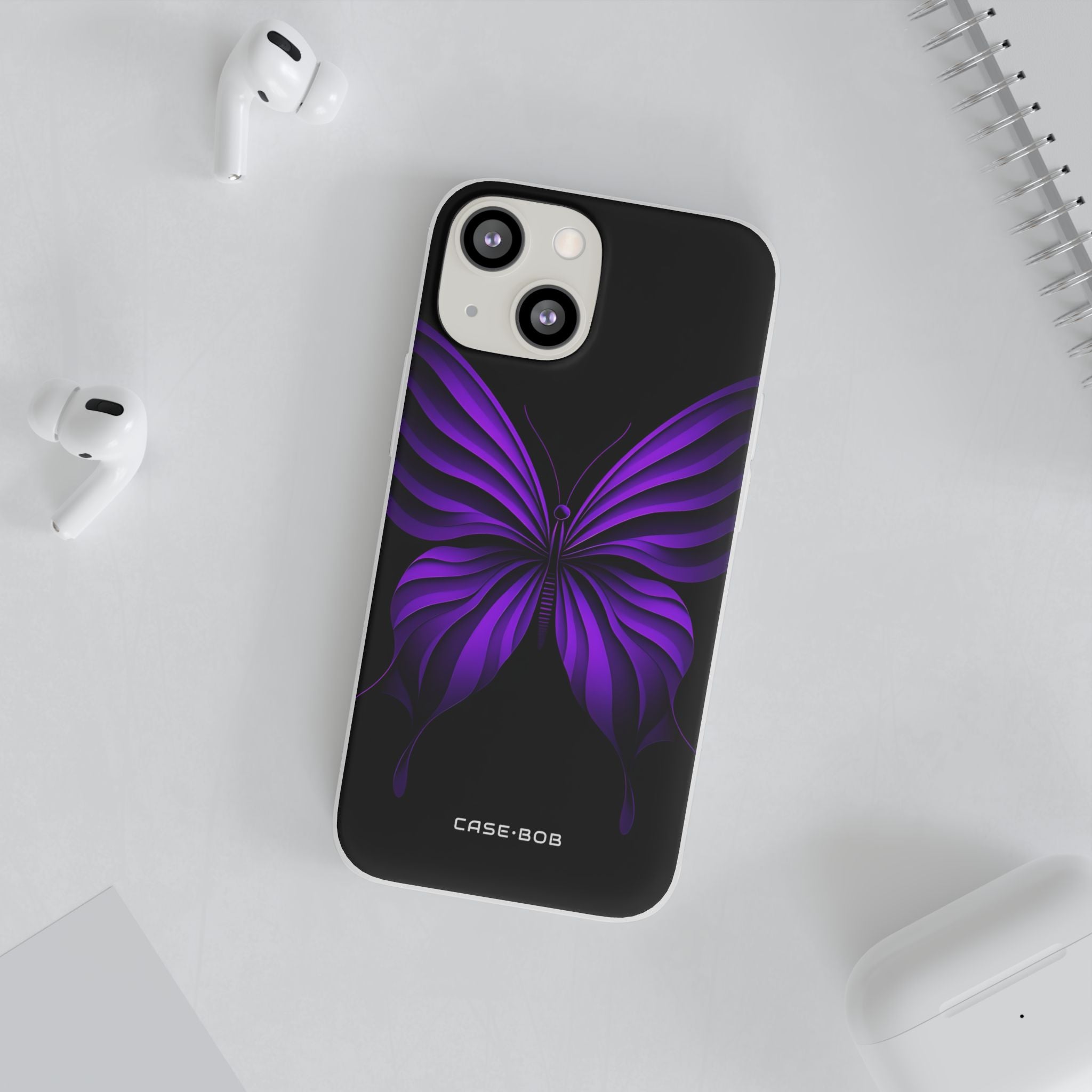 Violet Monarch iPhone 13 mini Case - Soft