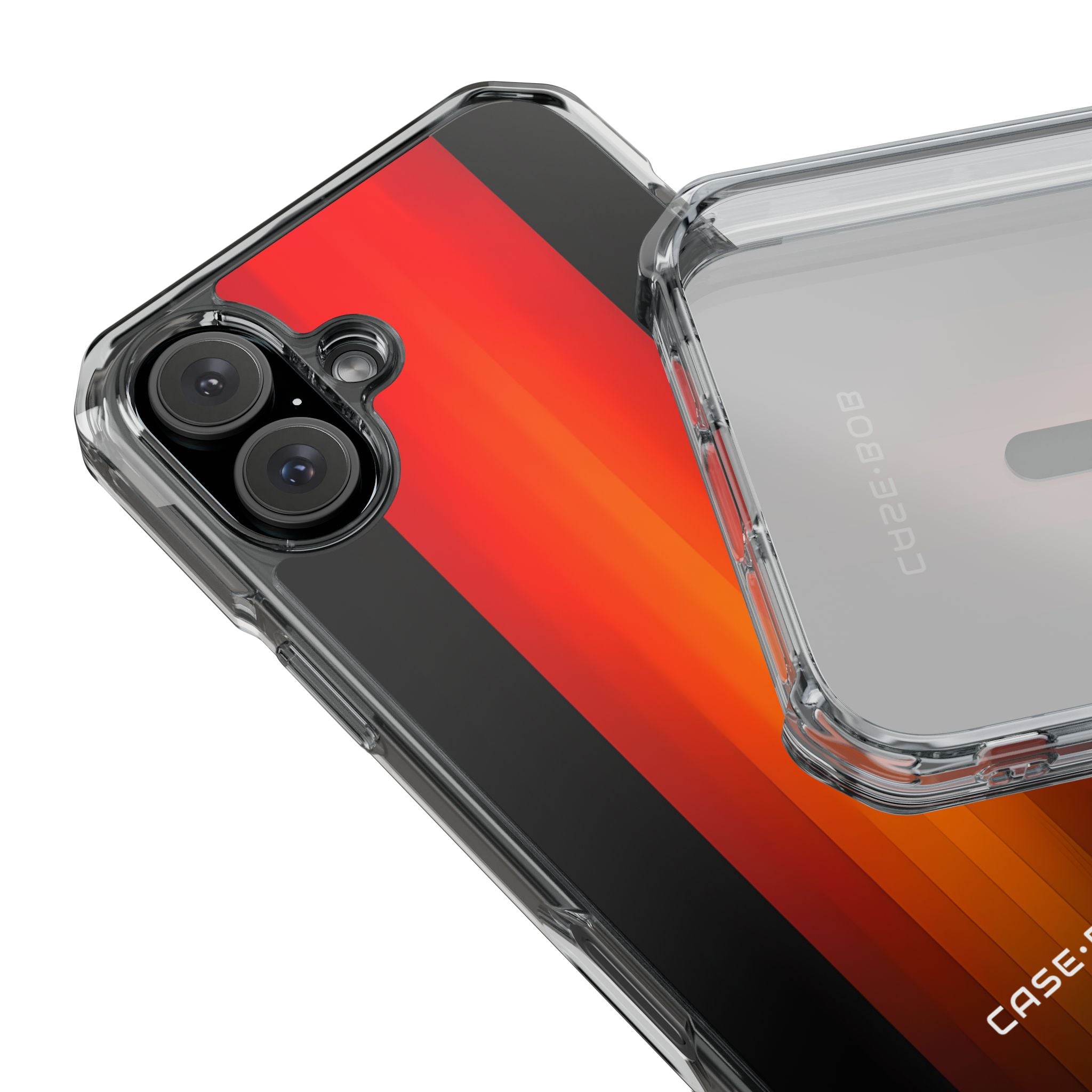 Crimson Column iPhone 16 Plus Case - Impact