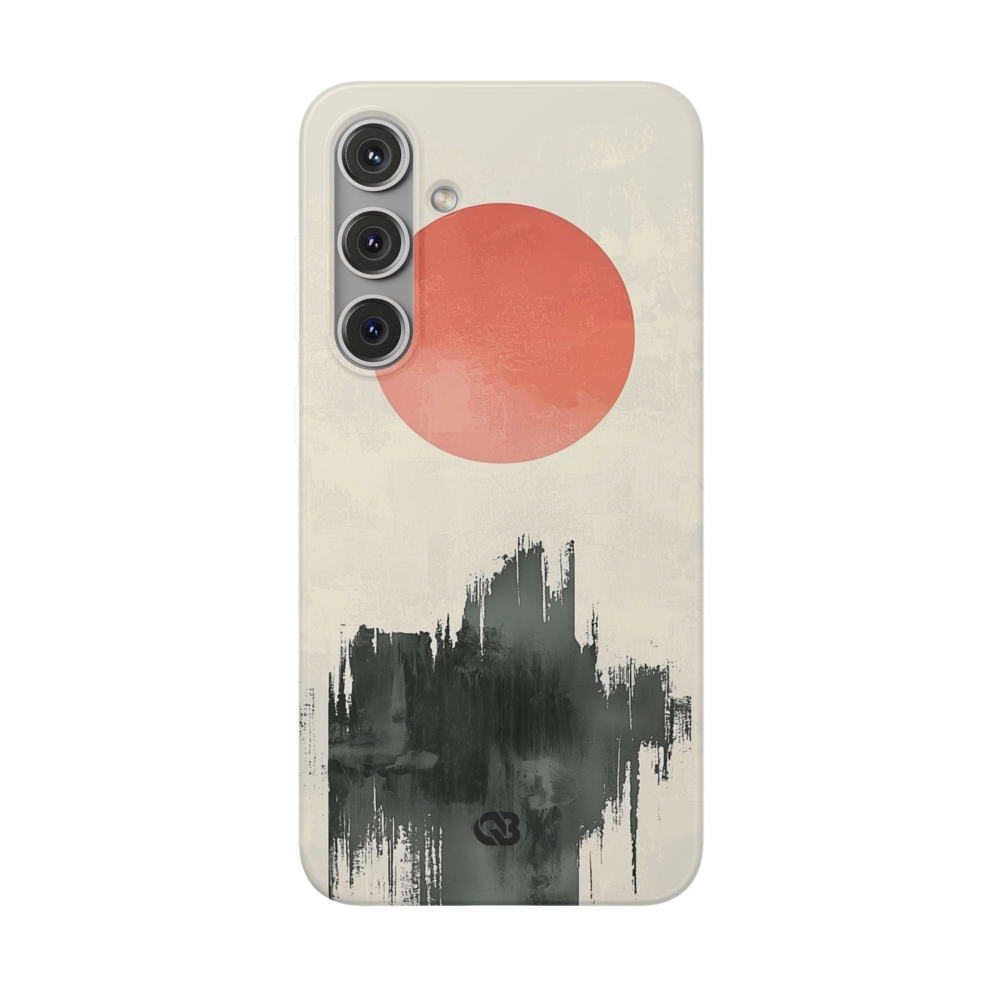 Crimson Sun Strokes · Soft Phone Case for Samsung