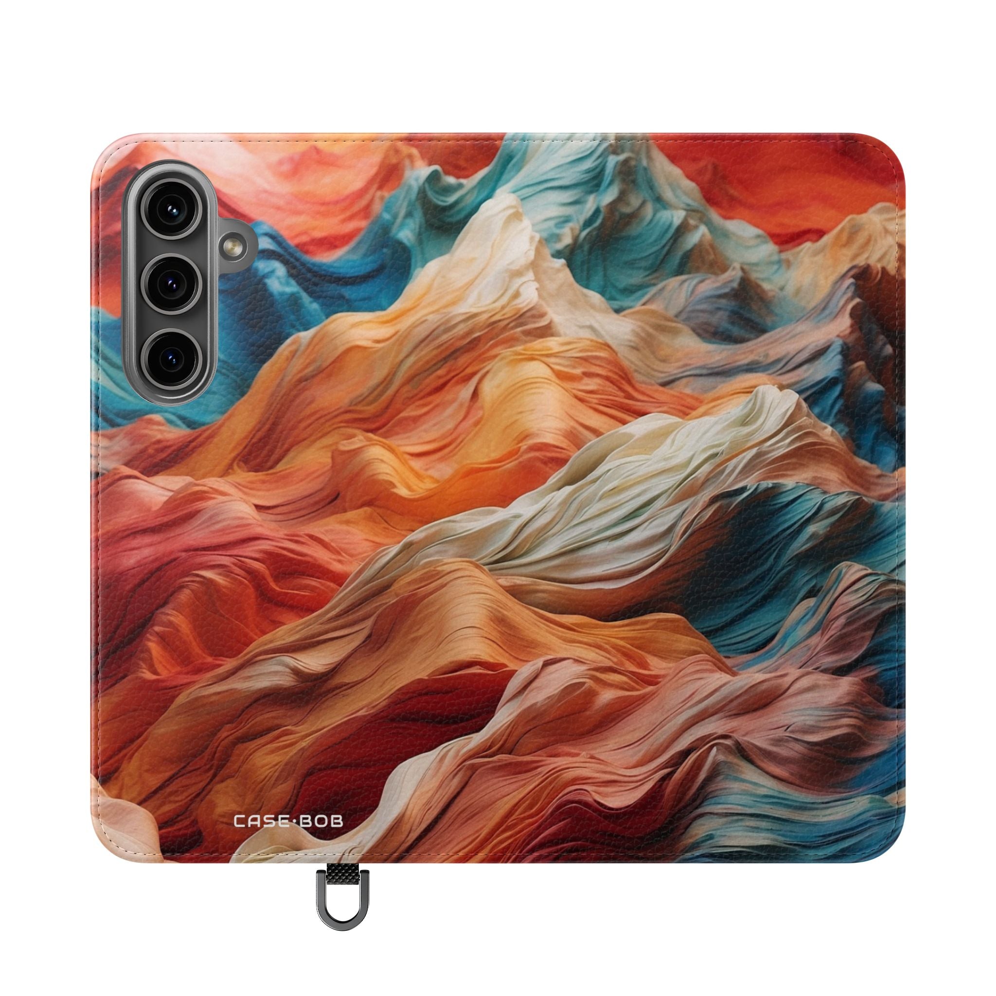 Fabric Peaks Sunset - Samsung S24 Plus Case - Wallet