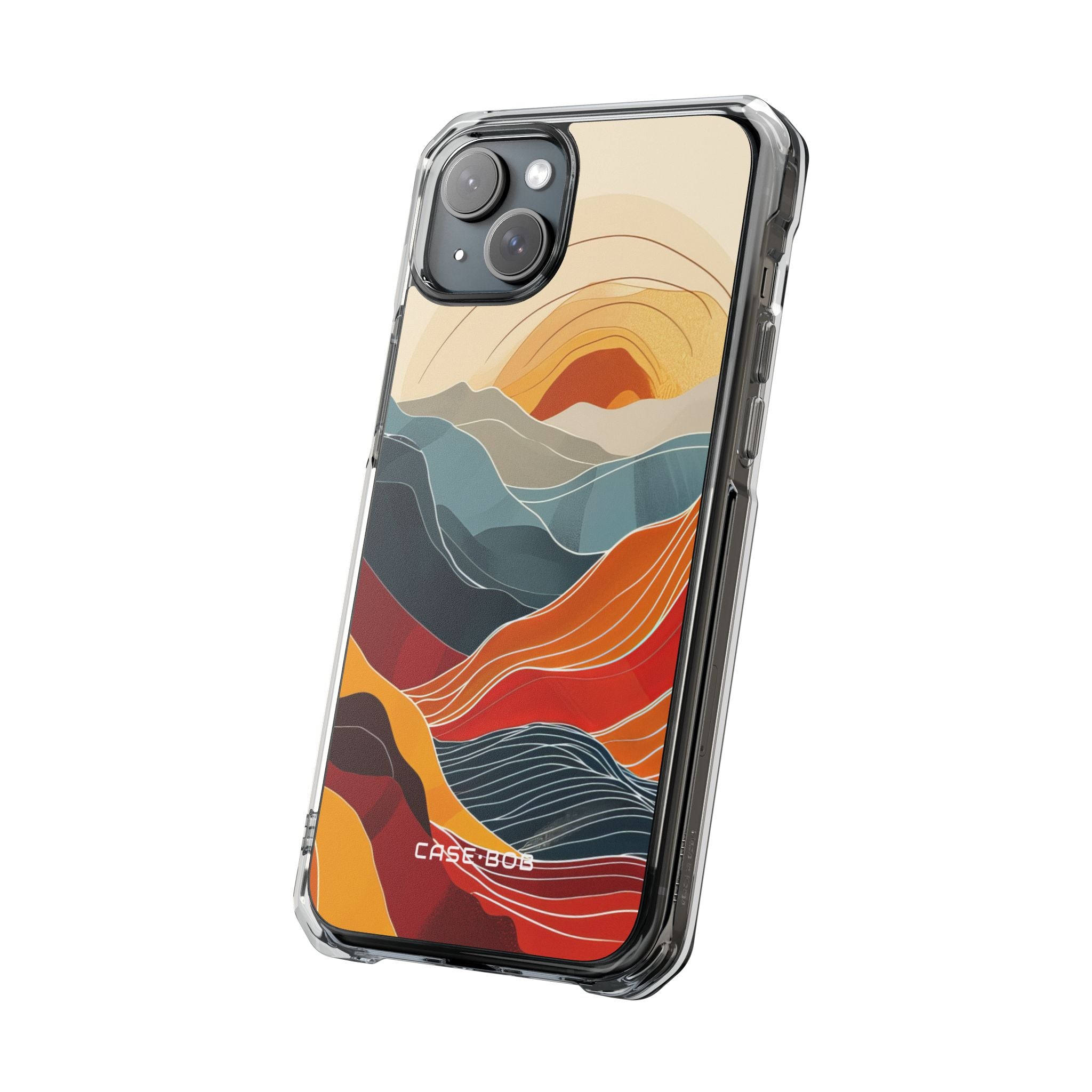 Sunlit Ridges iPhone 15 Plus Cover - Impact
