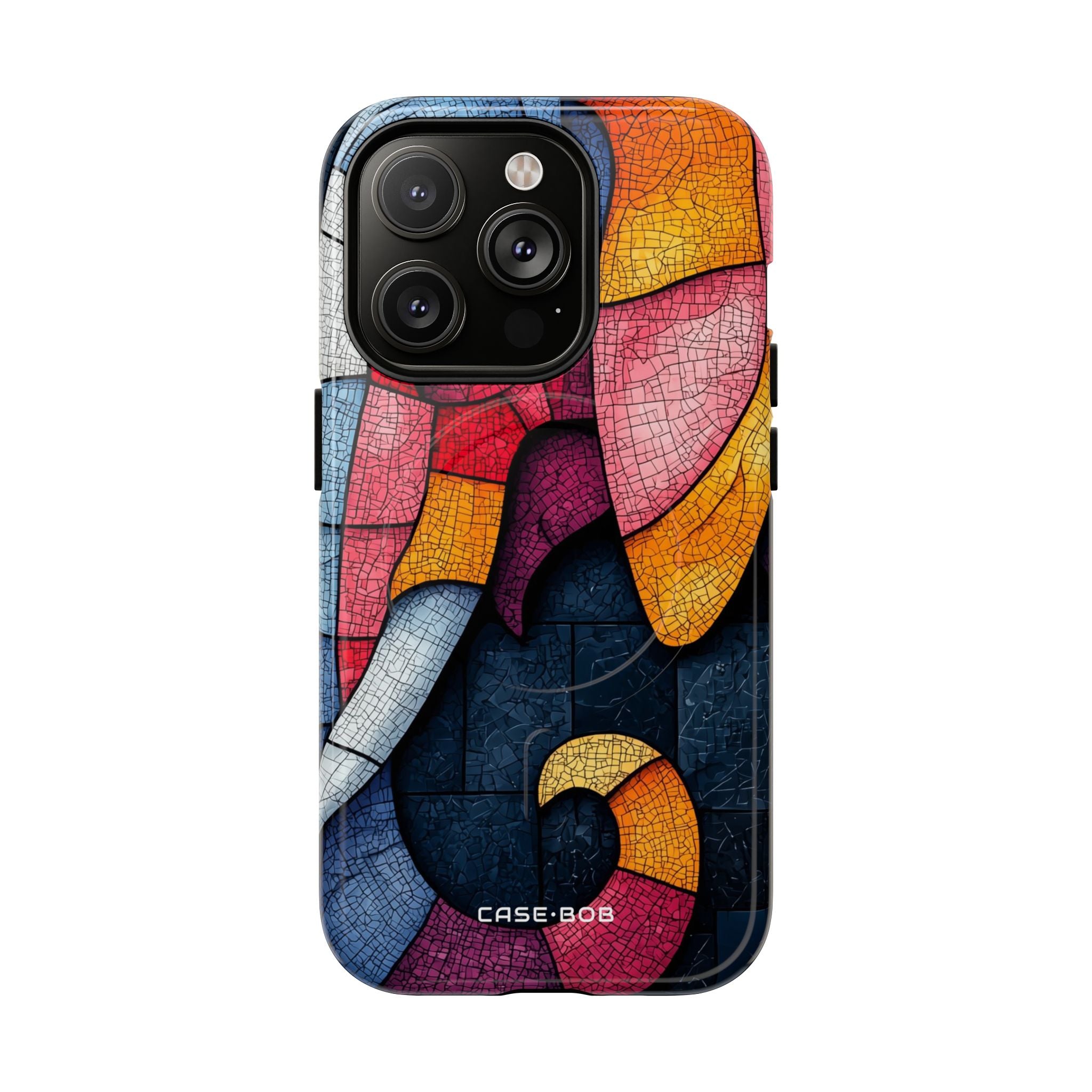 Elephant Mosaik iPhone 14 Pro Case - Tough+