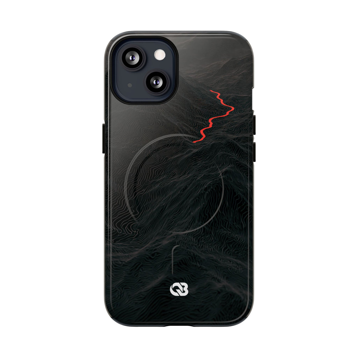 Crimson Ridge Pass · Tough 2.0 Magnetic Phone Case for iPhone · Black