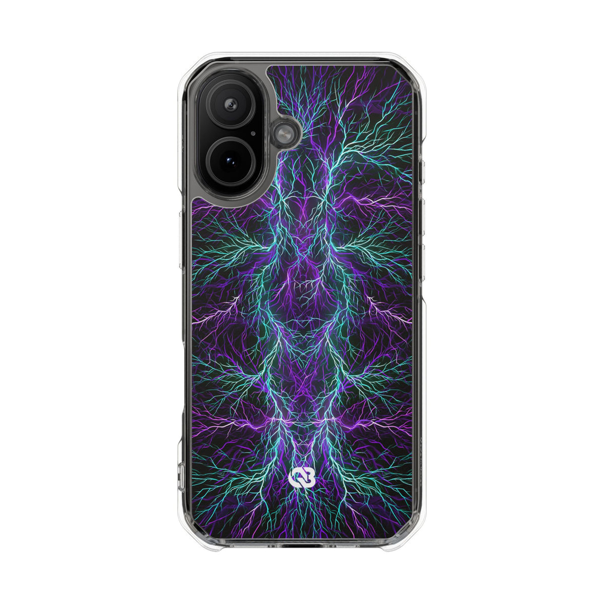 Electric Plasma Arbor · Clear Impact Magnetic Phone Case for iPhone · Purple