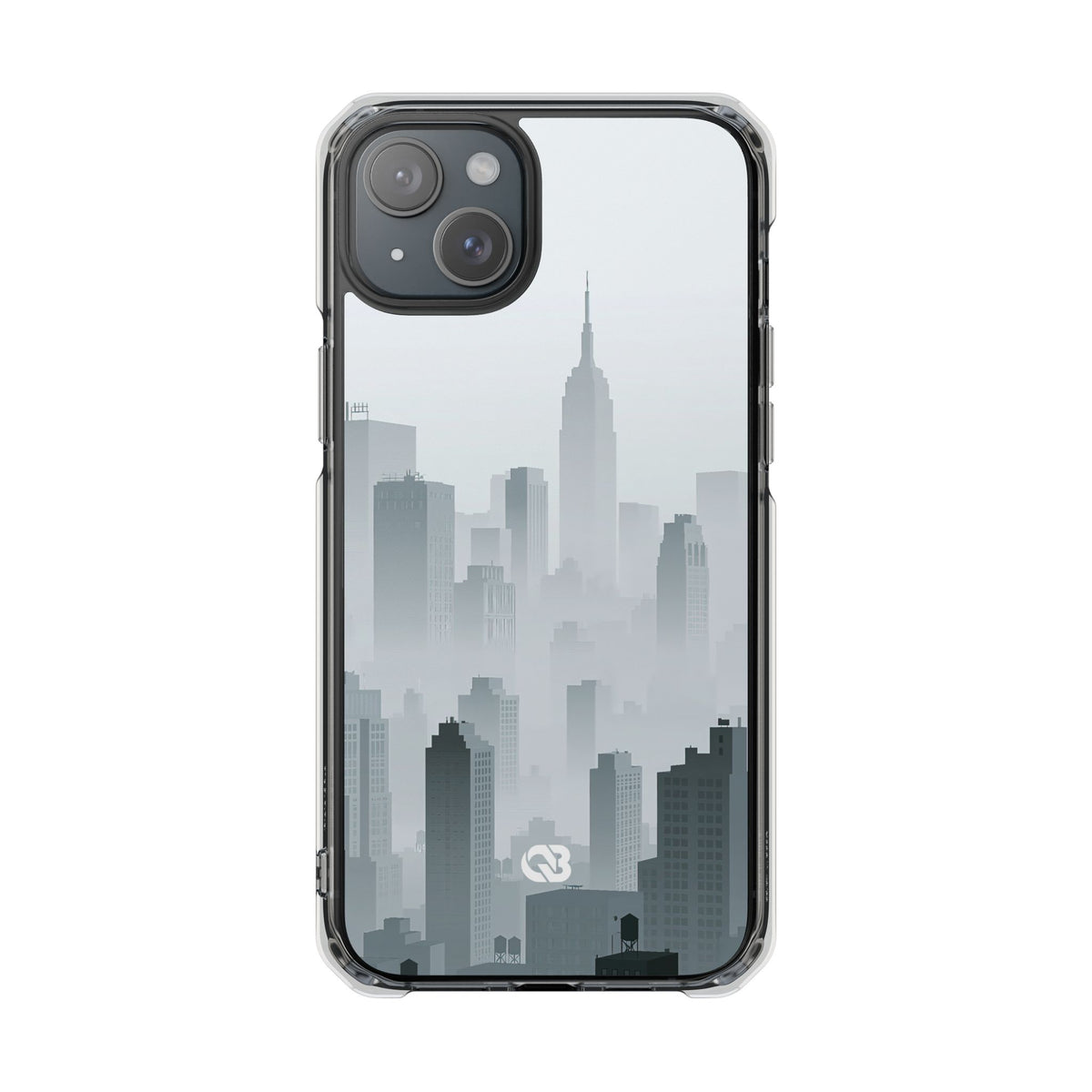 Metropolitan Horizon · Clear Impact Magnetic Phone Case for iPhone · Grey