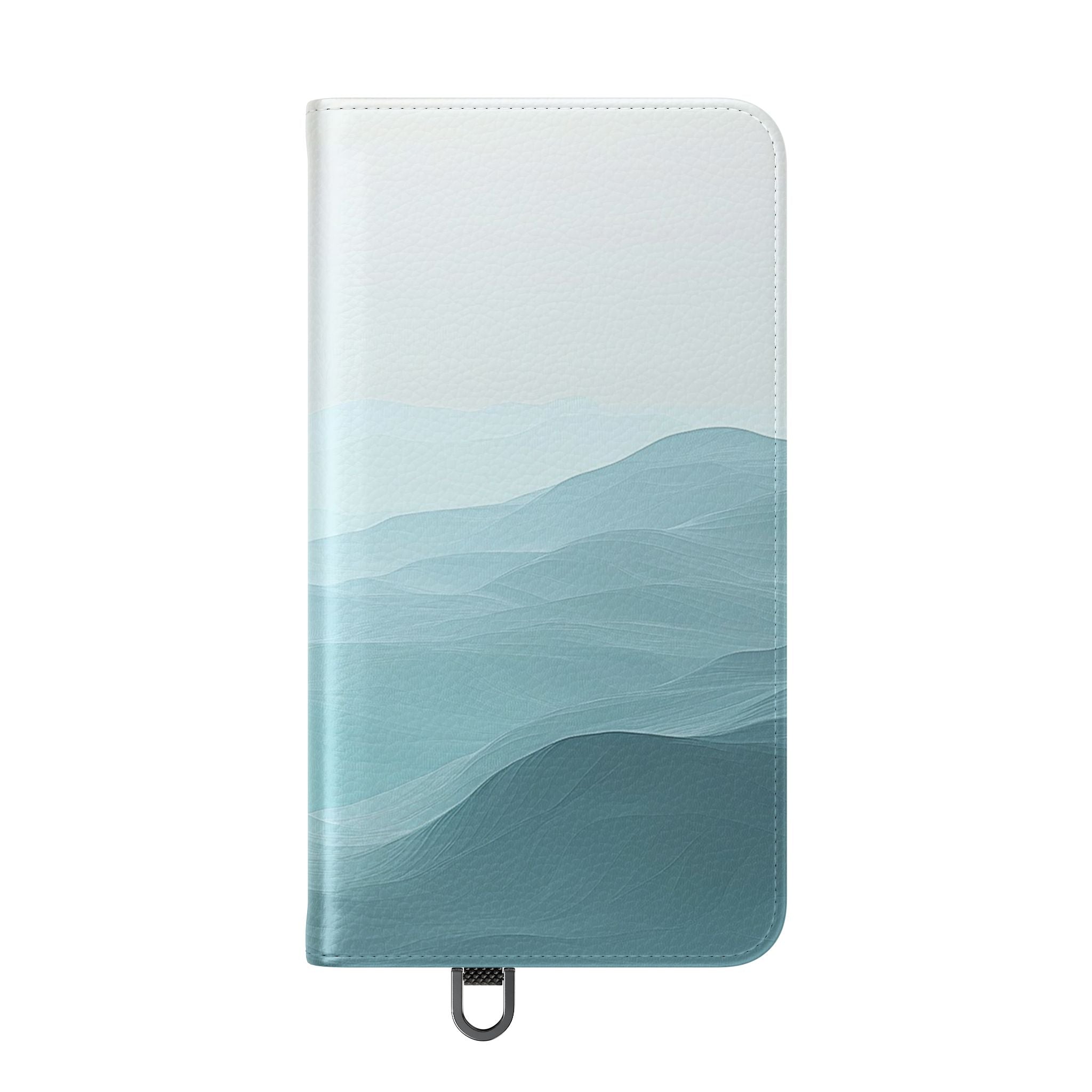 Teal Ridge Layers - Samsung S24 Case - Wallet