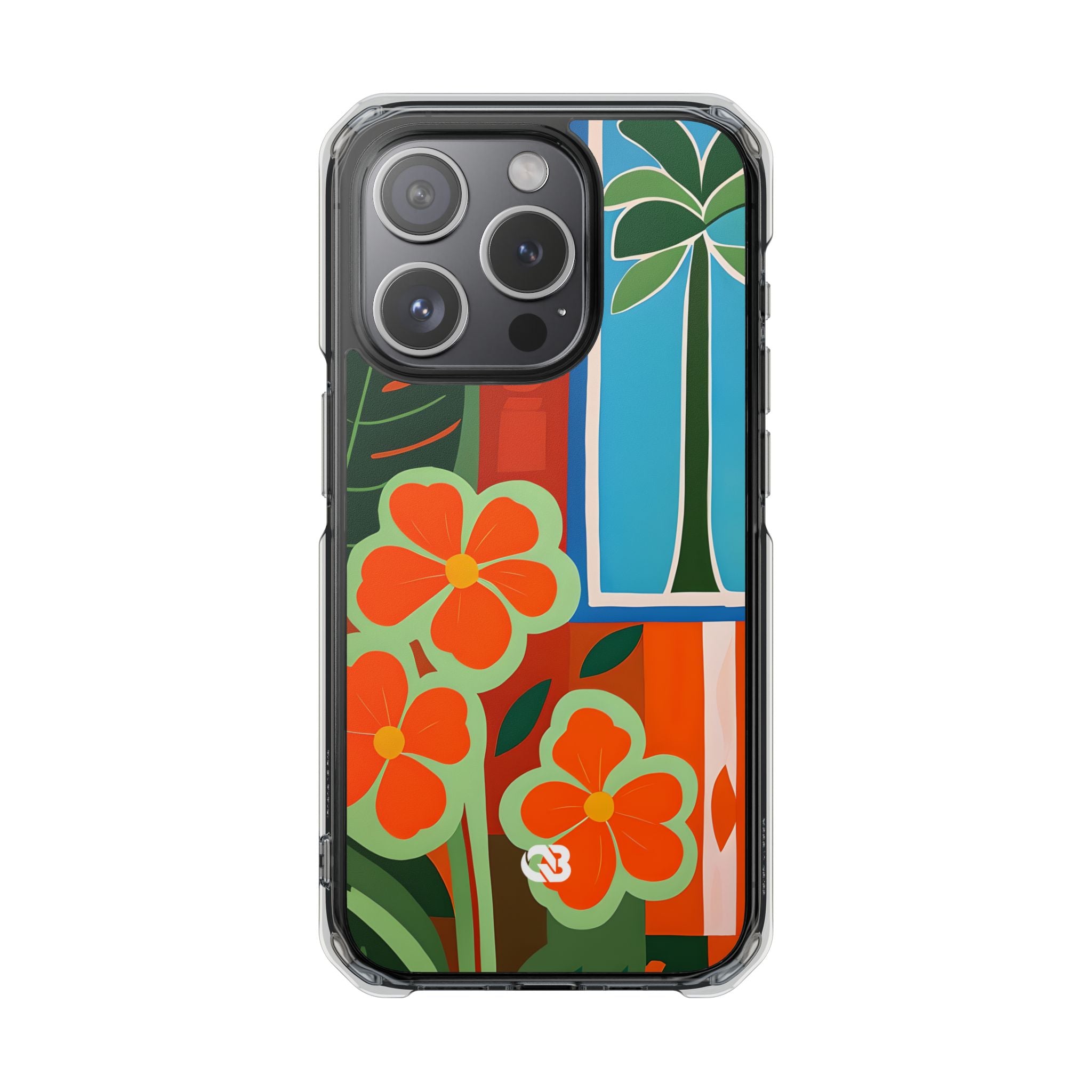 Vivid Jungle Collage · Impact etui na telefon dla iPhone · MagSafe