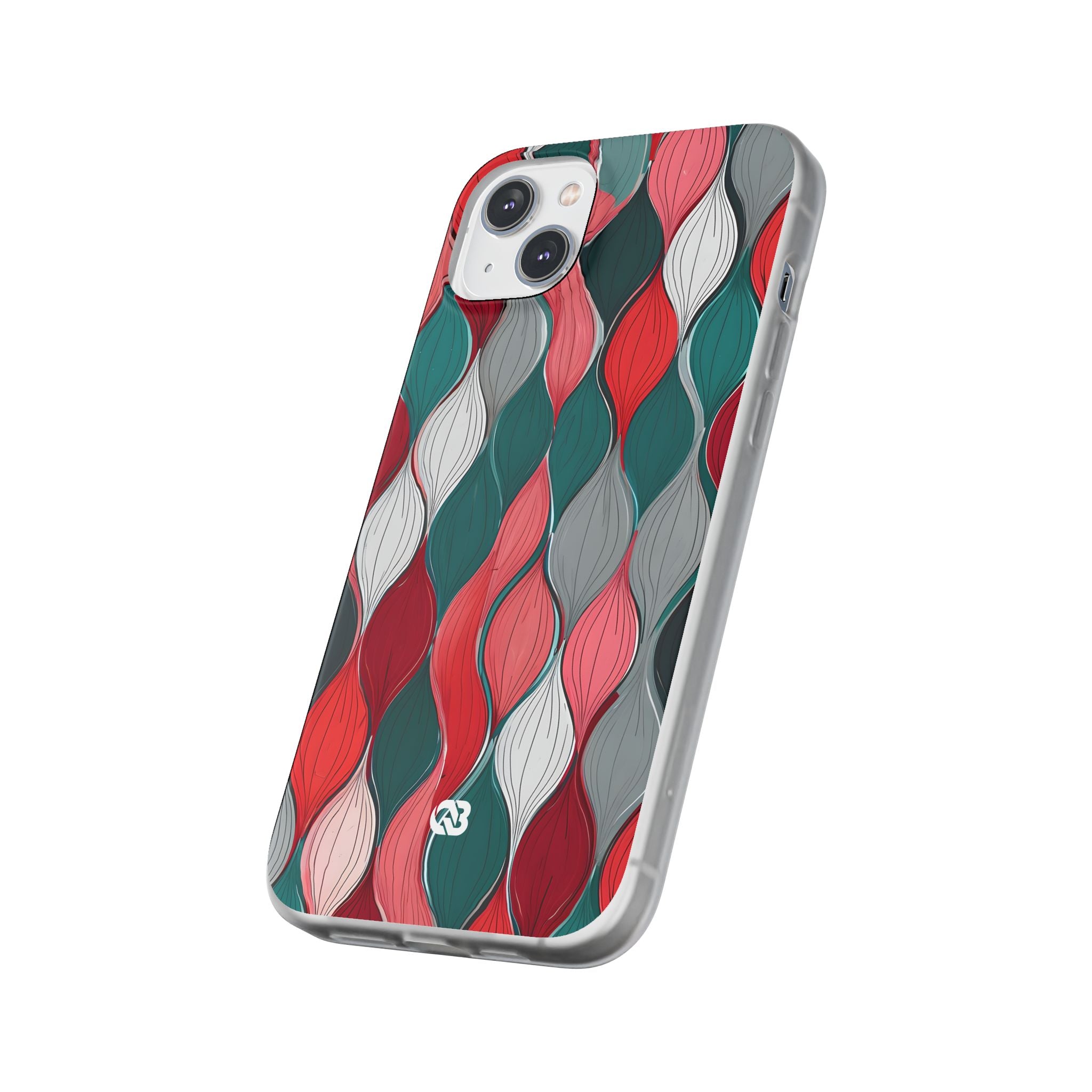Slate Rose Ripple · Soft Phone Case for iPhone