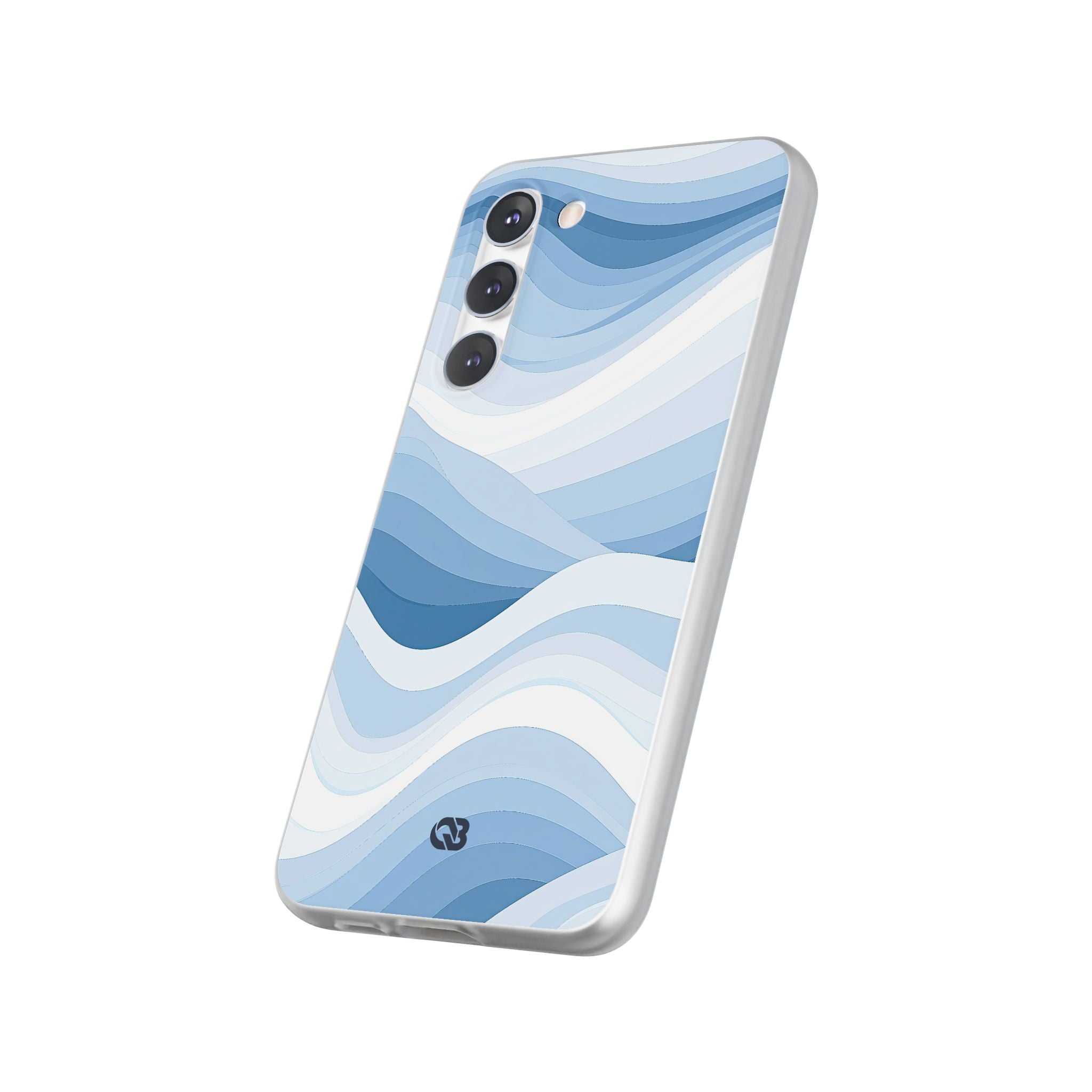 Blue Lite Phone Case for Samsung - Glacial Indigo Flow