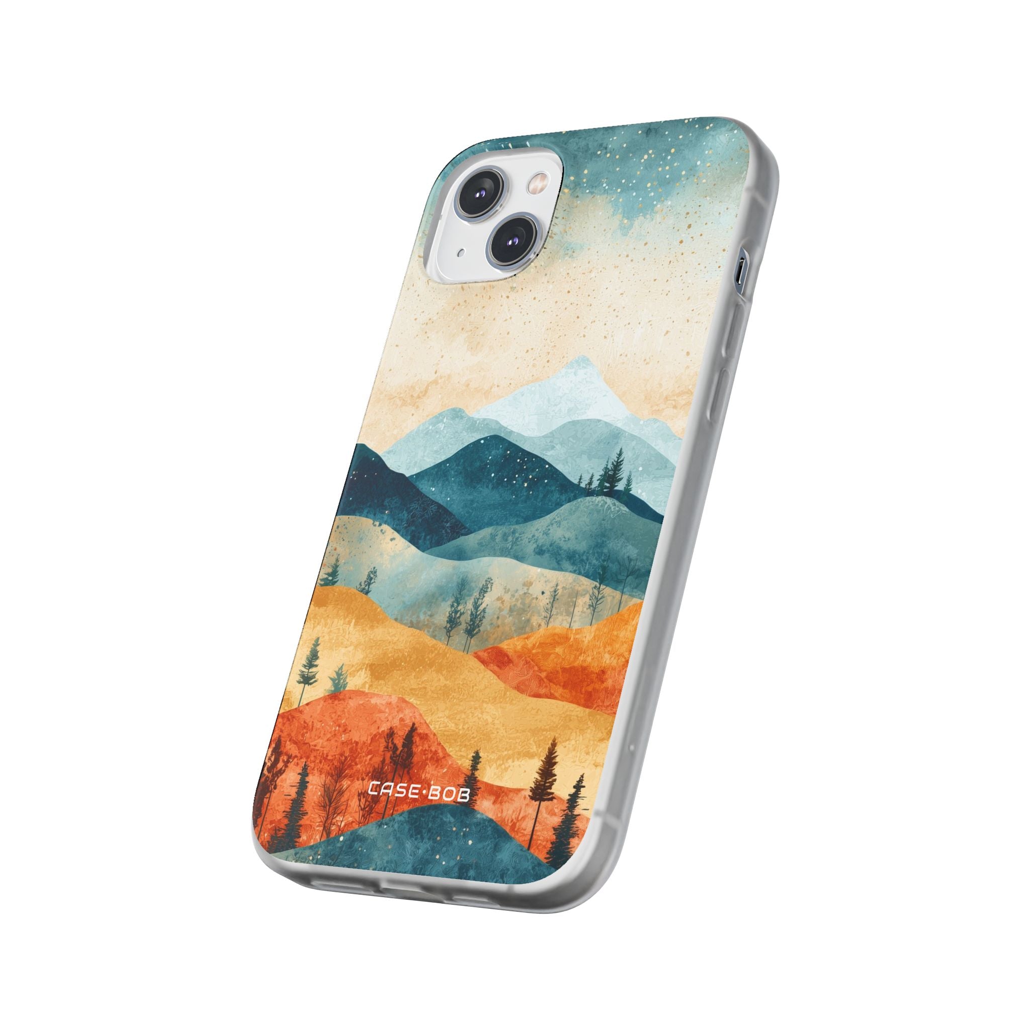 Moonlit Mountains iPhone 14 Plus Case - Soft