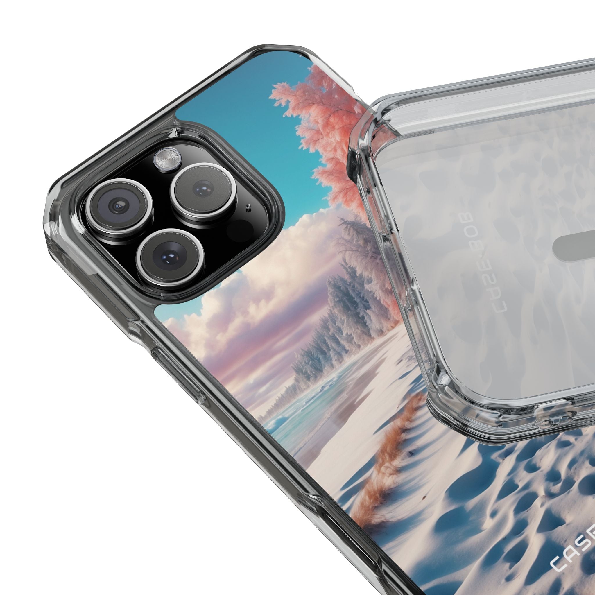 Snowy Footprints iPhone 16 Pro Max Case - Impact