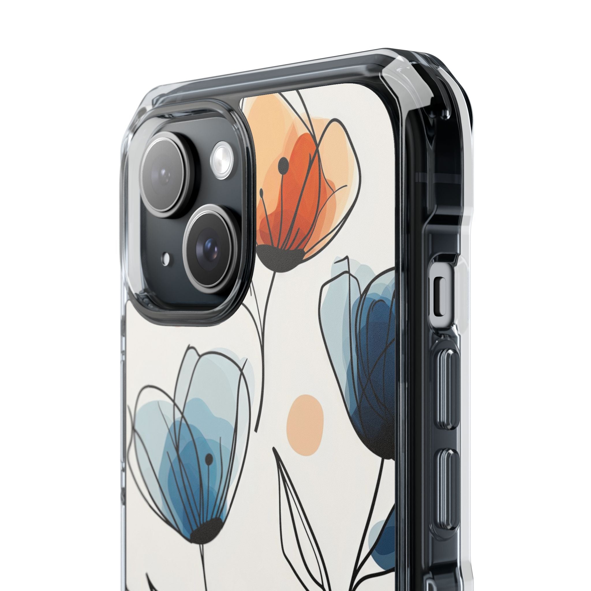 Ink Watercolor Tulips · Impact Phone Case for iPhone · Magsafe
