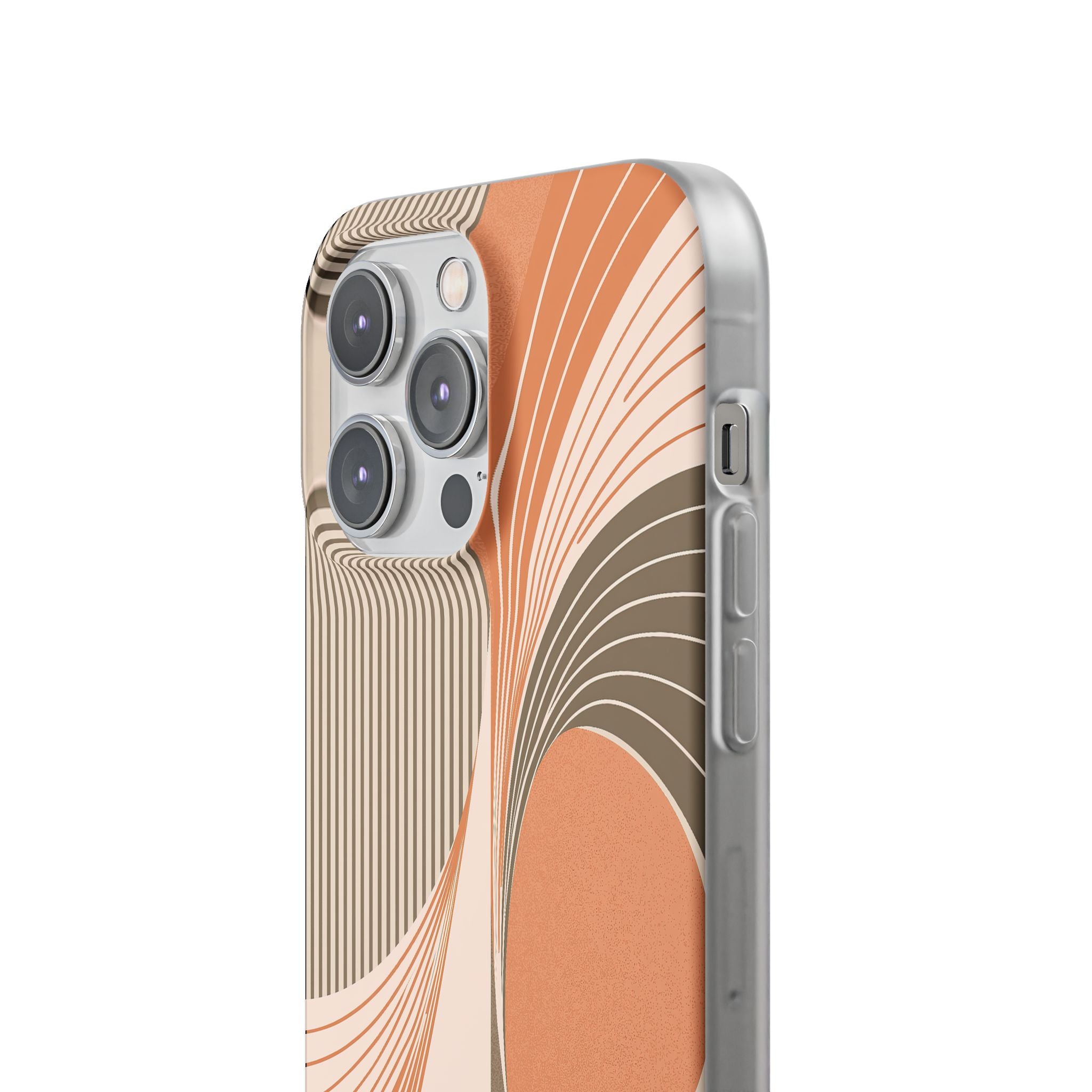 Orange Lite Phone Case for iPhone - Desert Arc Horizon