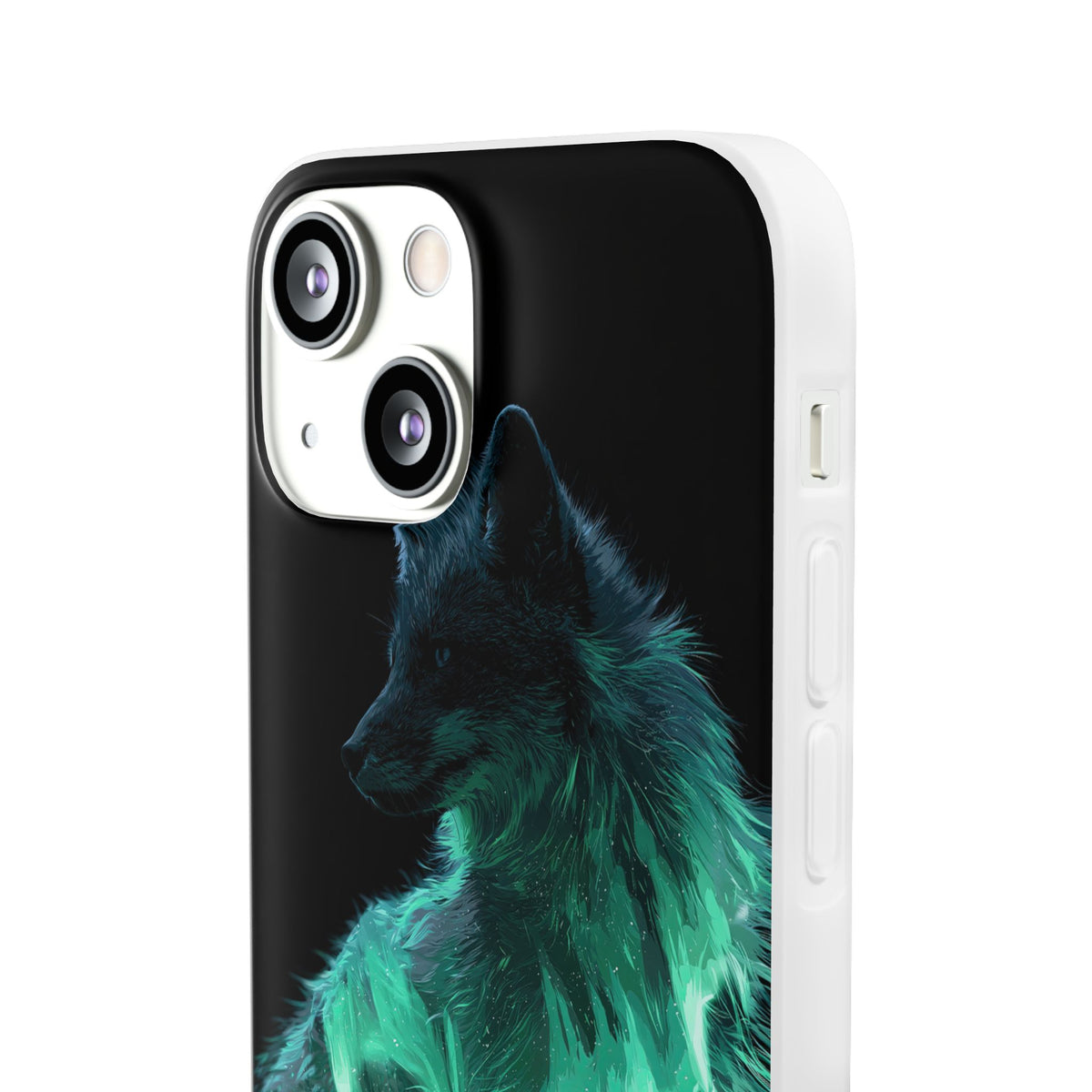 Nordic Aurora Fox · Lite Phone Case for iPhone · Teal