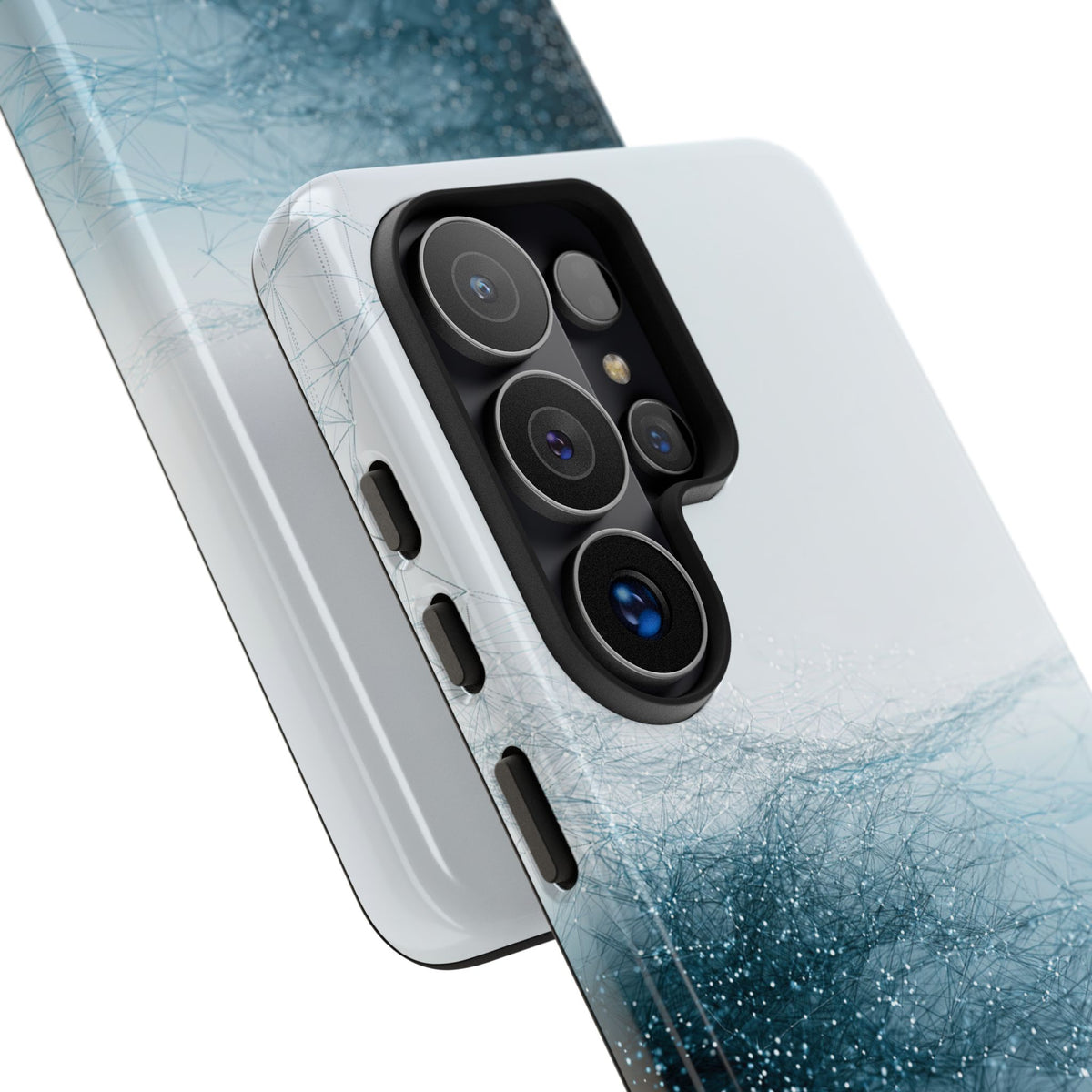 Teal Tough Phone Case for Samsung - Arctic Pulse Mesh
