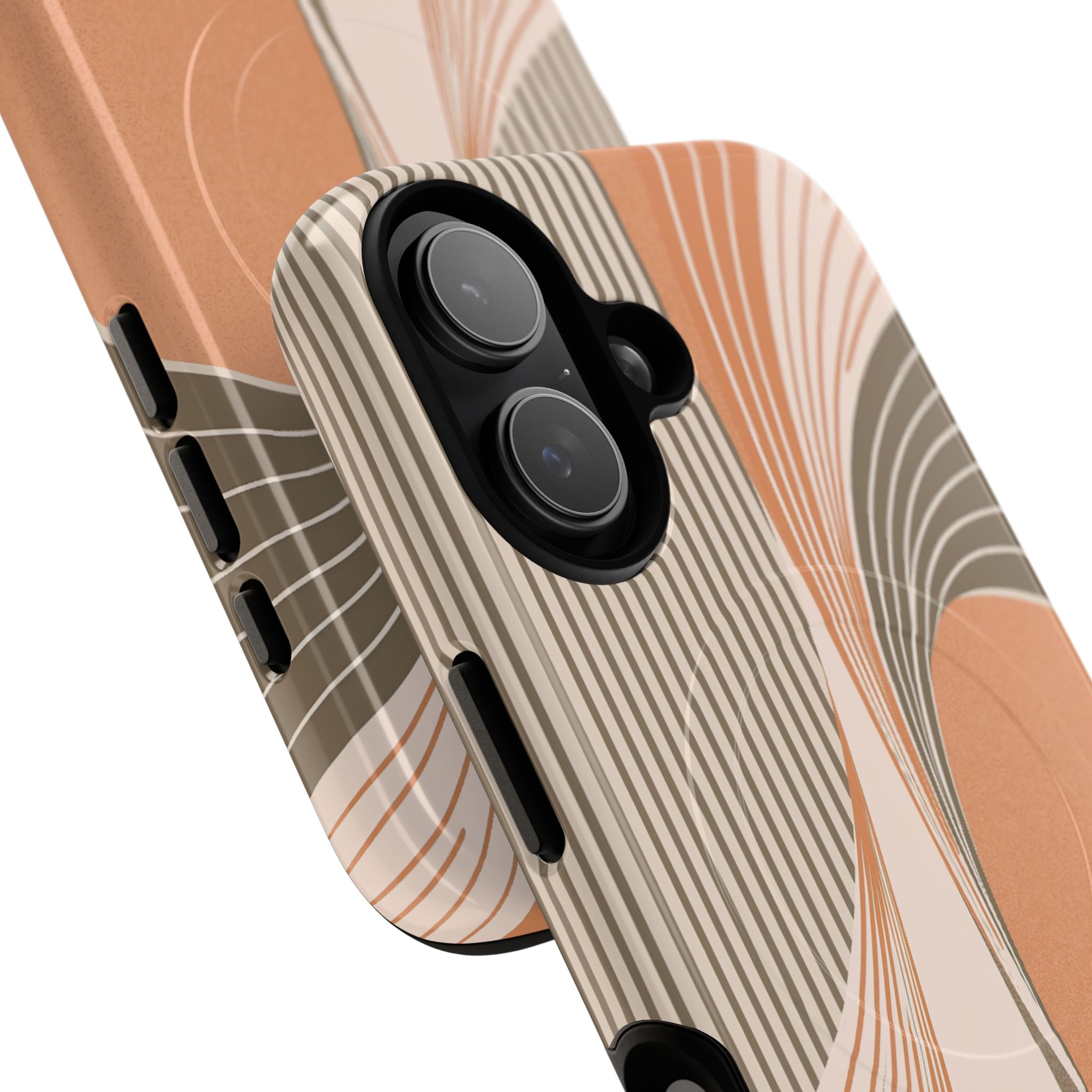 Orange Tough 2.0 Magsafe Phone Case for iPhone - Desert Arc Horizon