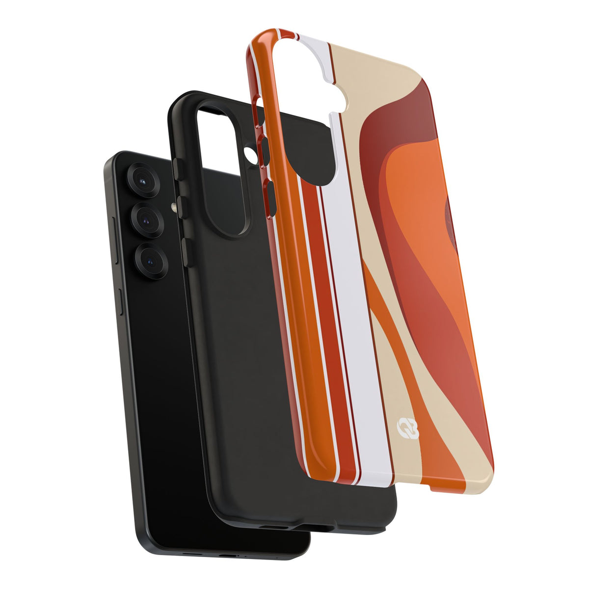Terracotta Strata · Tough Phone Case for Samsung · Orange