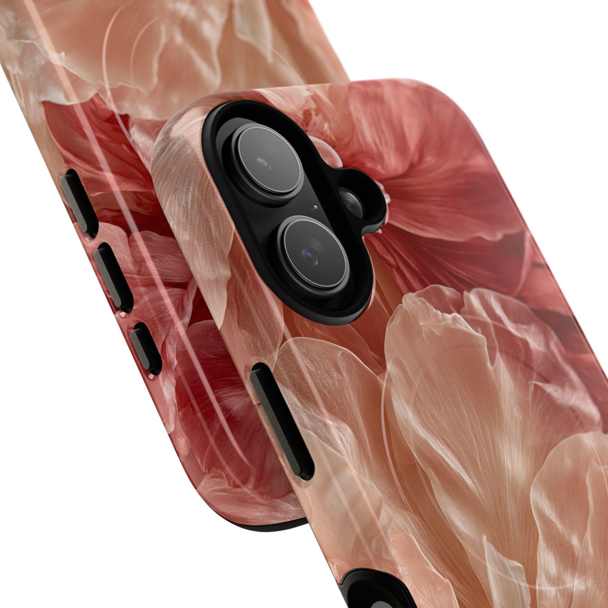 Blush Silk Bloom · Tough 2.0 Magnetic Phone Case for iPhone · Pink