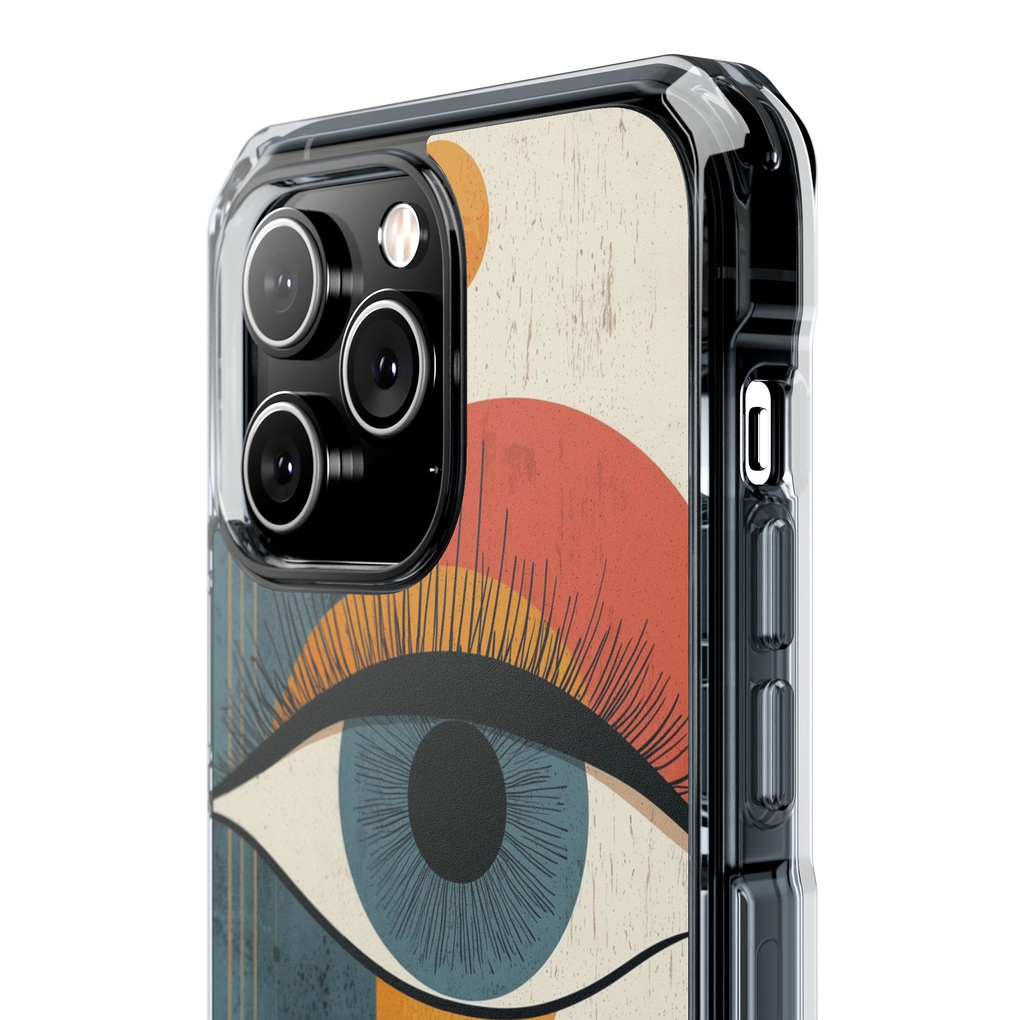 Distressed Azure Ocular · Impact Phone Case for iPhone · Magsafe