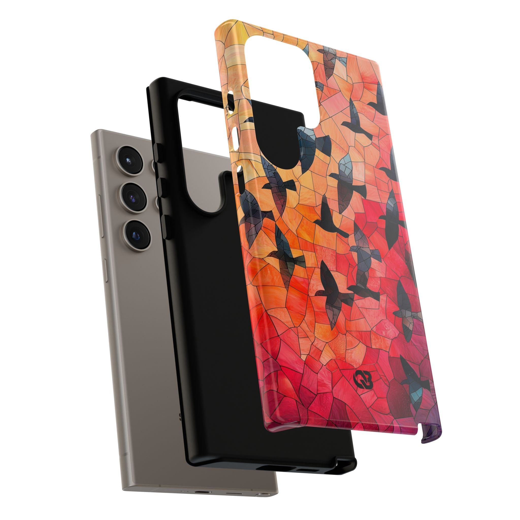 Ember Mosaic Wings · Tough Phone Case for Samsung