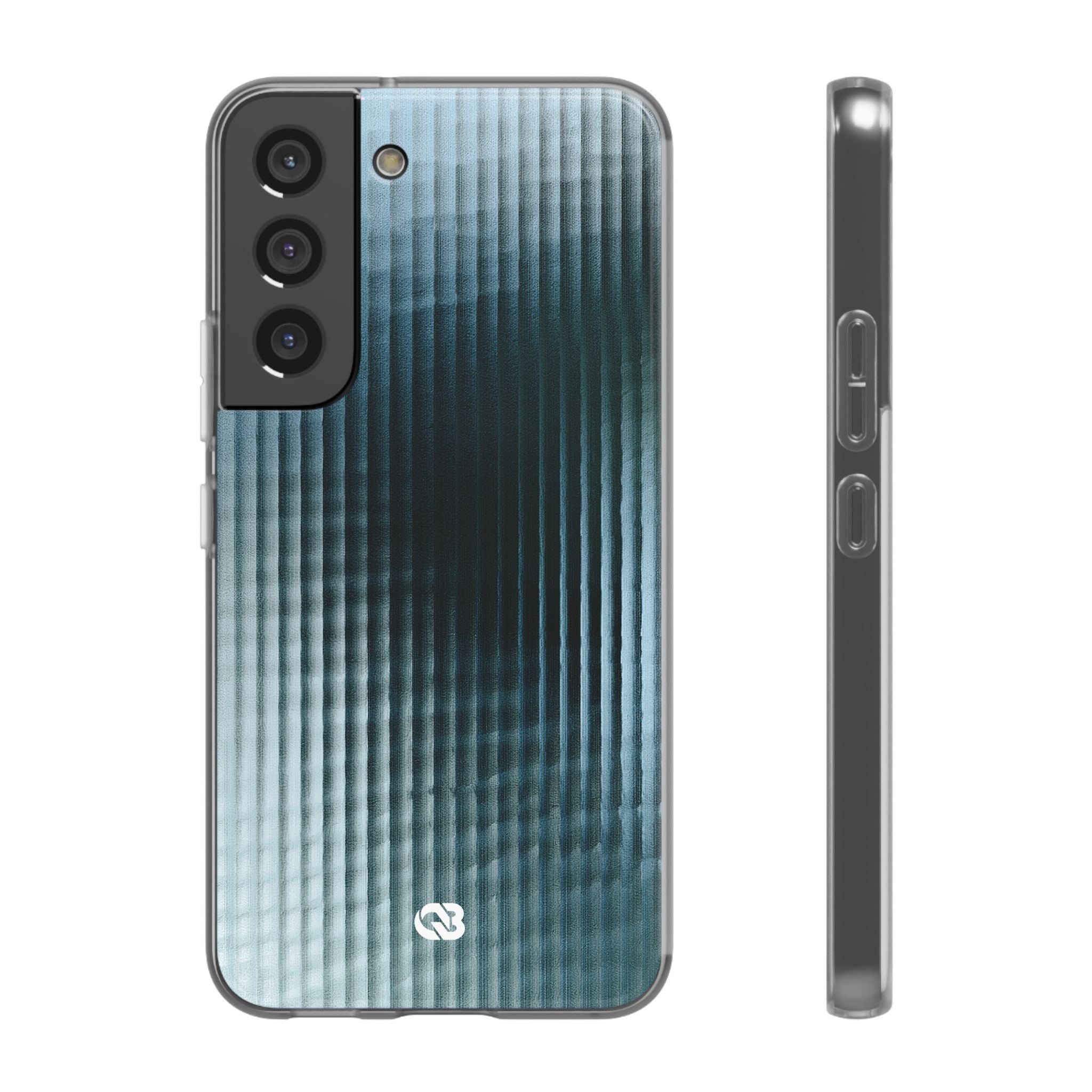 Blue Lite Phone Case for Samsung - Glacial Reeded Glass