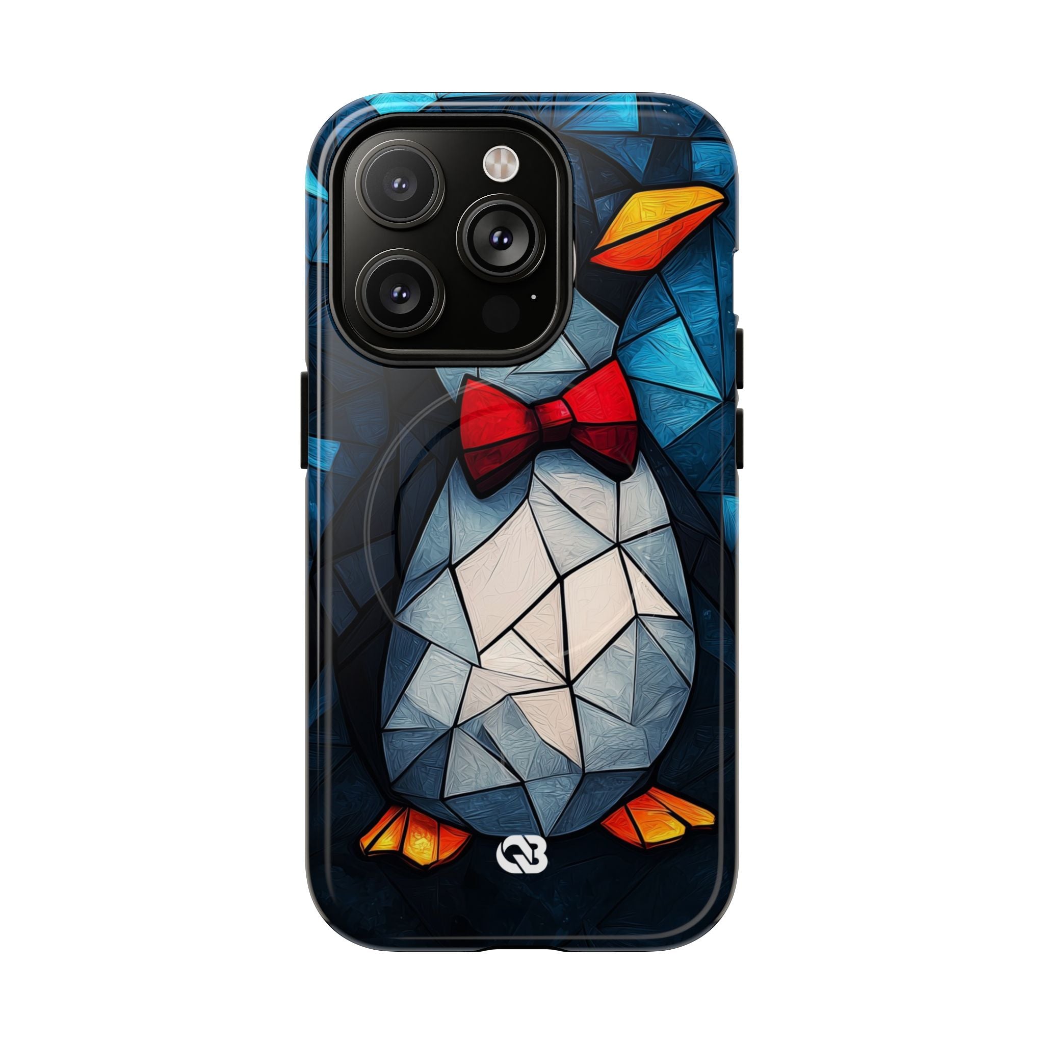Mosaic Bowtie Penguin · Tough+ Phone Case for iPhone · Magsafe