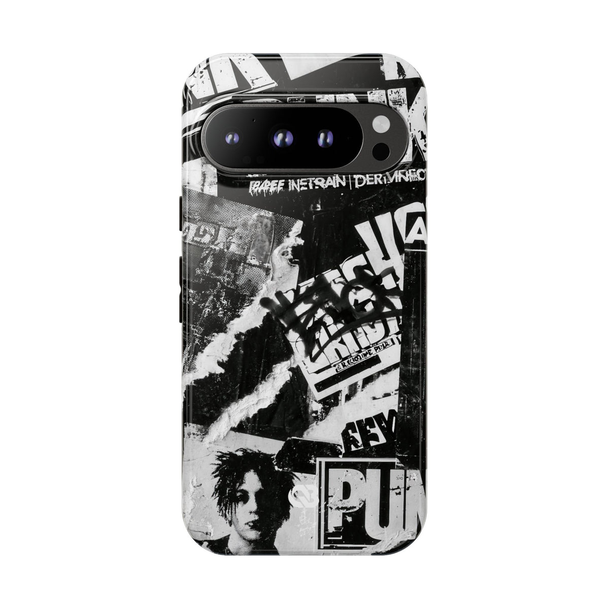 Underground Punk Collage · Tough Phone Case for Pixel · Black