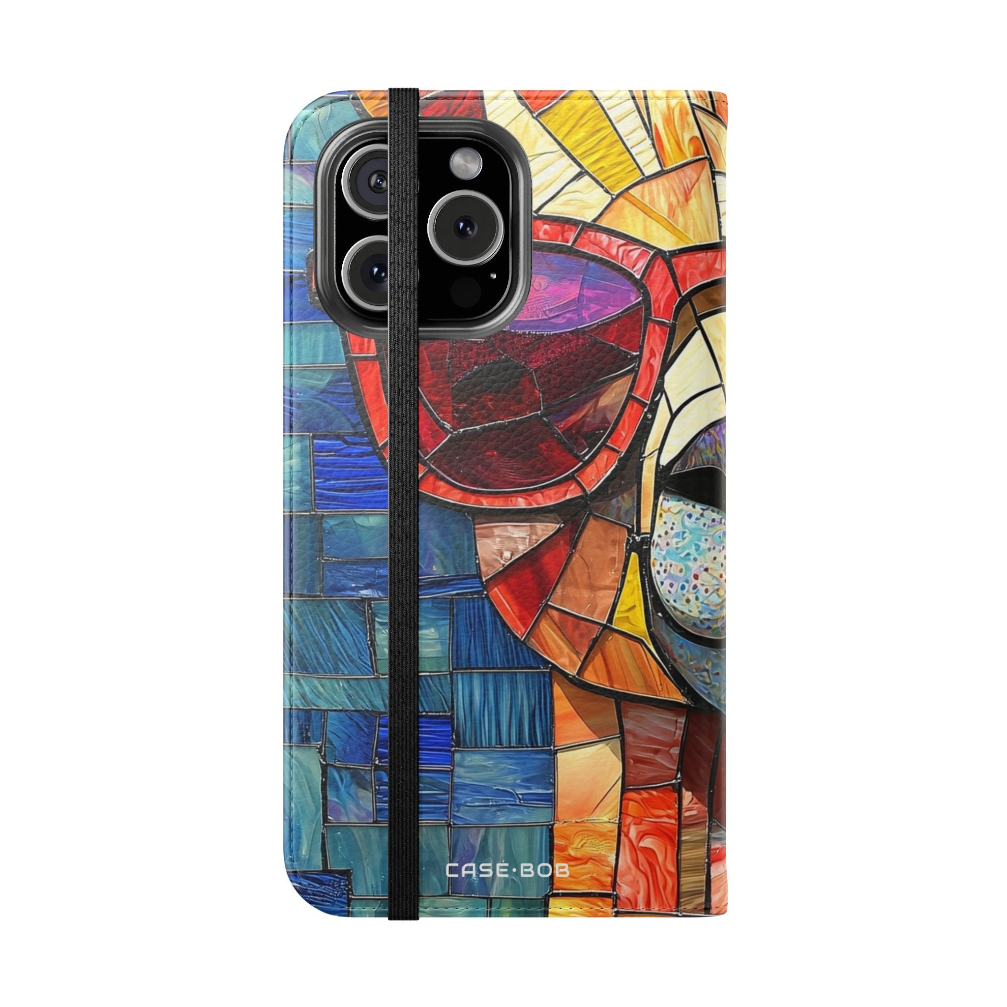 Sunglass Llama Mosaic - iPhone 16 Max Case - Wallet