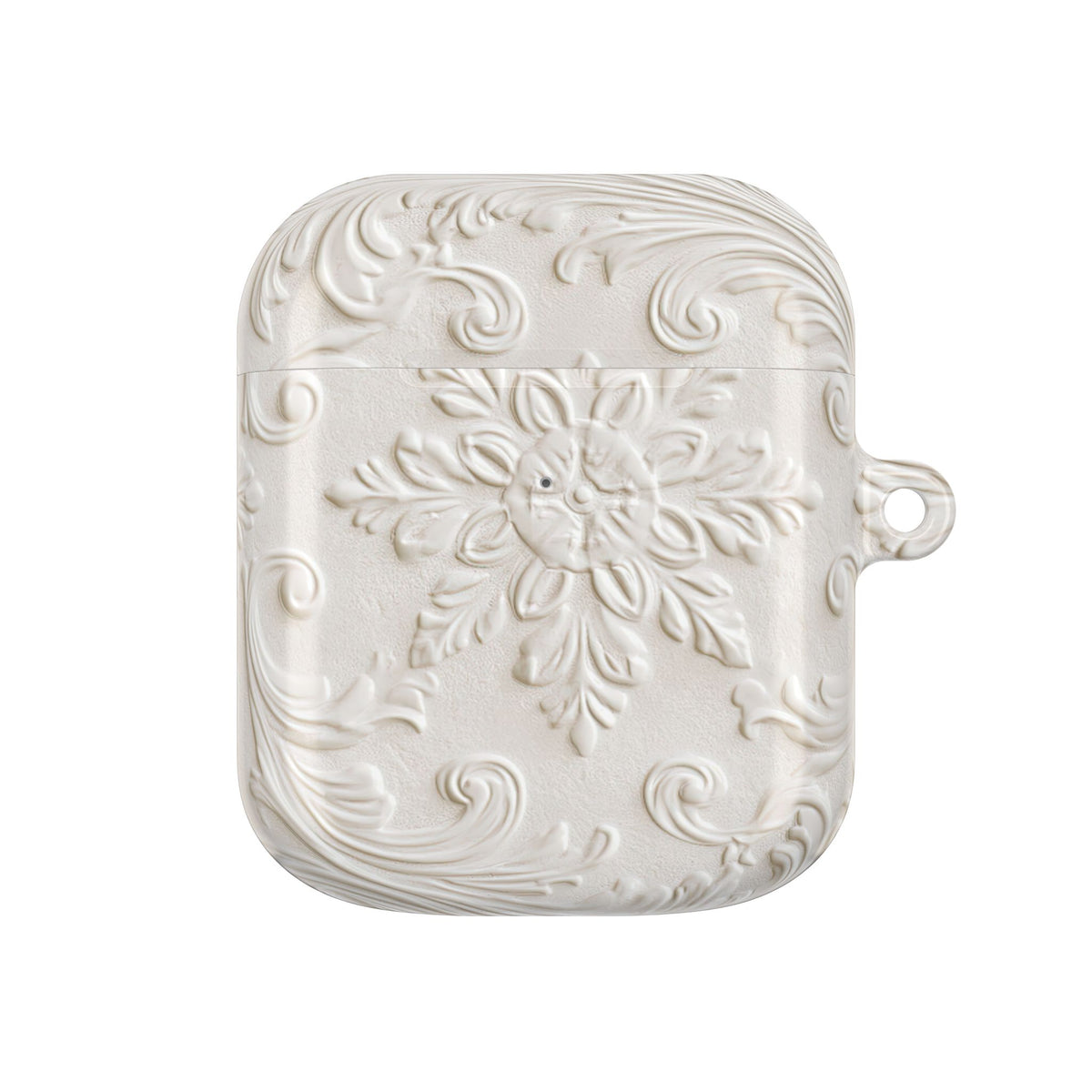 Sculpted Acanthus Relief · Hard Case for AirPods & AirPods Pro · White