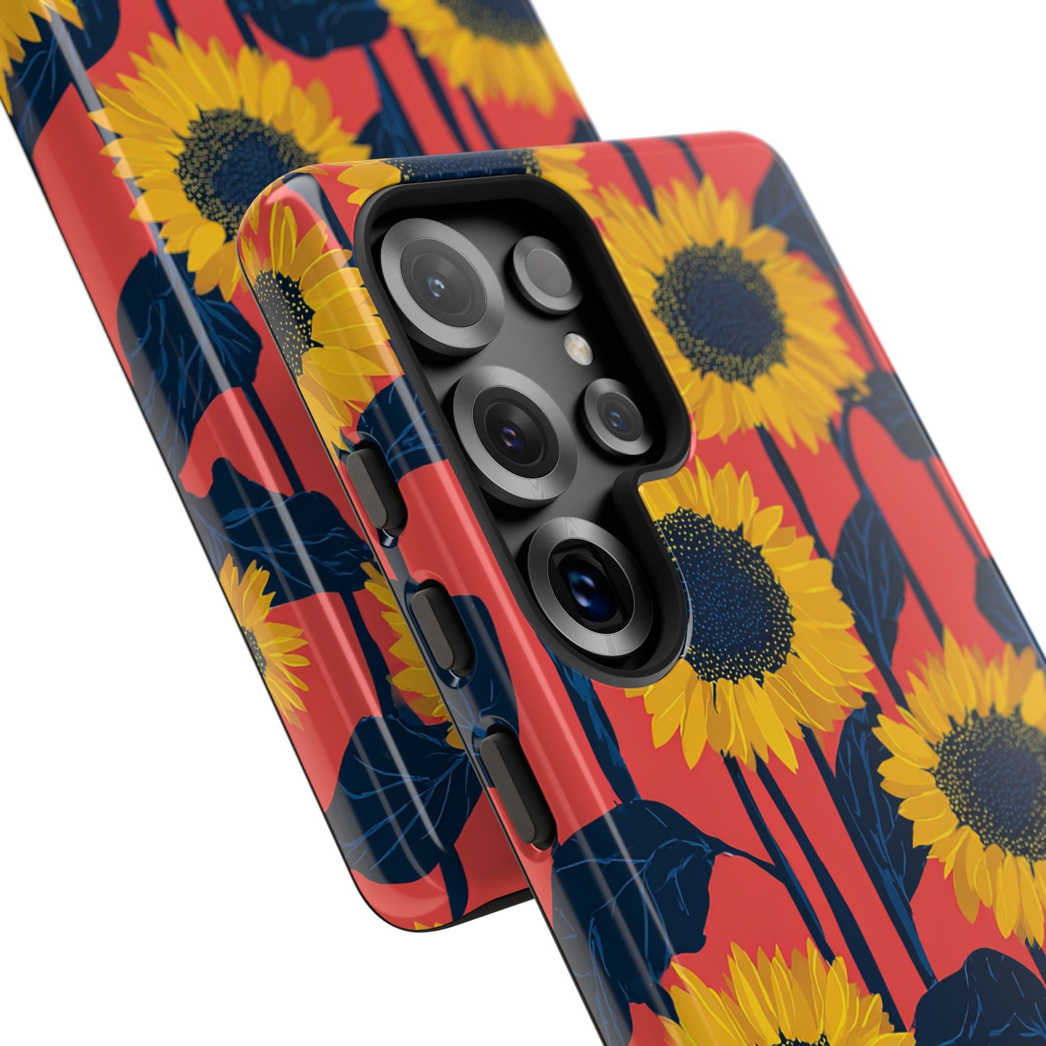 Solar Navy Bloom · Tough Phone Case for Samsung