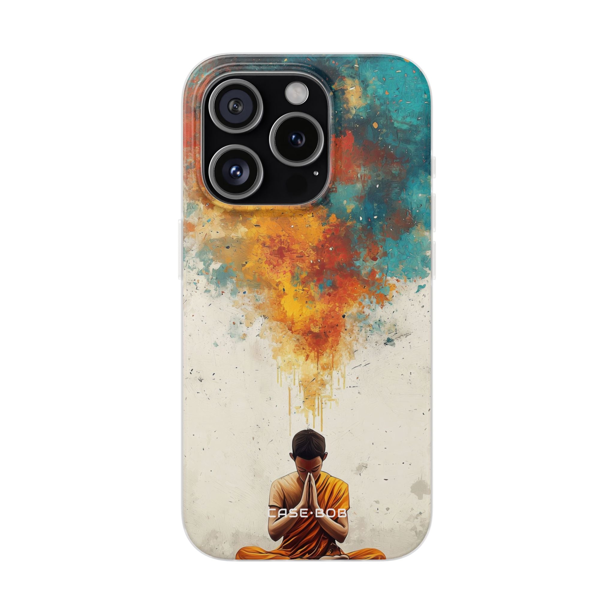 Meditative Glow iPhone 15 Pro Case - Soft