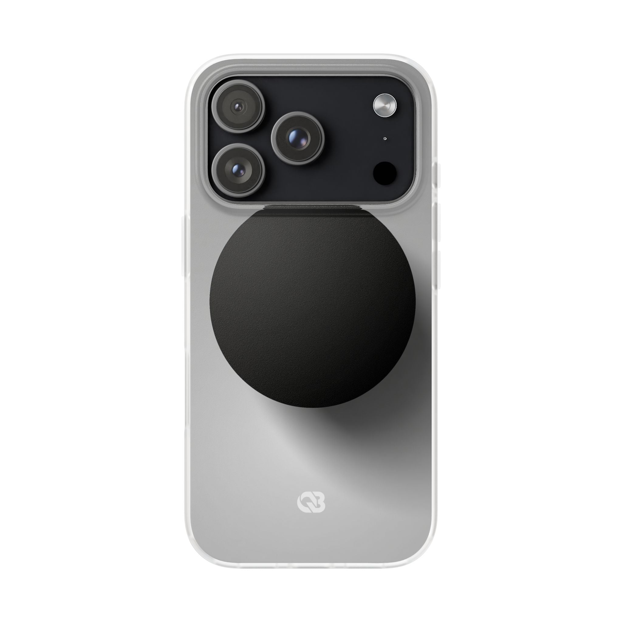 Grey Lite Phone Case for iPhone - Matte Onyx Sphere