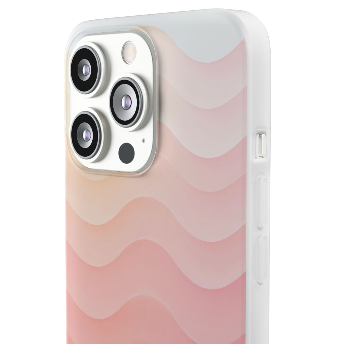 Blush Horizon Waves · Lite Phone Case for iPhone · Pink
