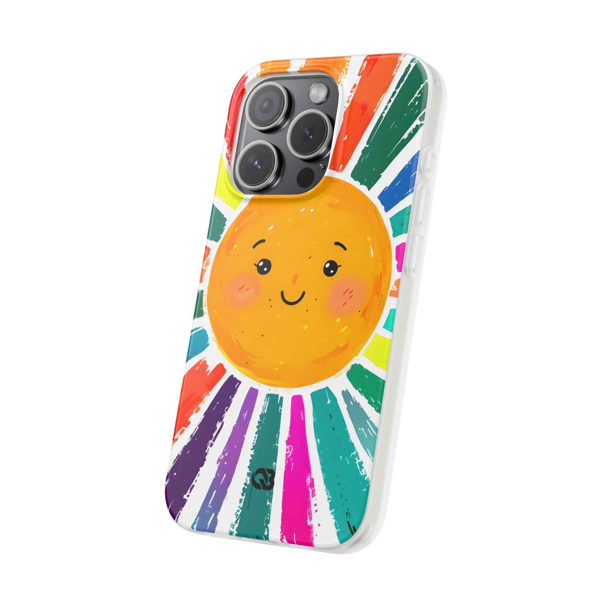 Vibrant Solar Smile · Soft Phone Case for iPhone