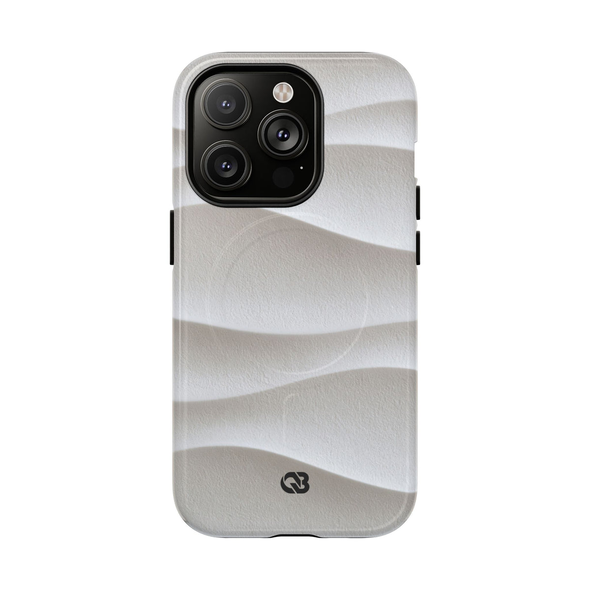 Sculpted Dune Relief · Tough 2.0 Magnetic Phone Case for iPhone · White