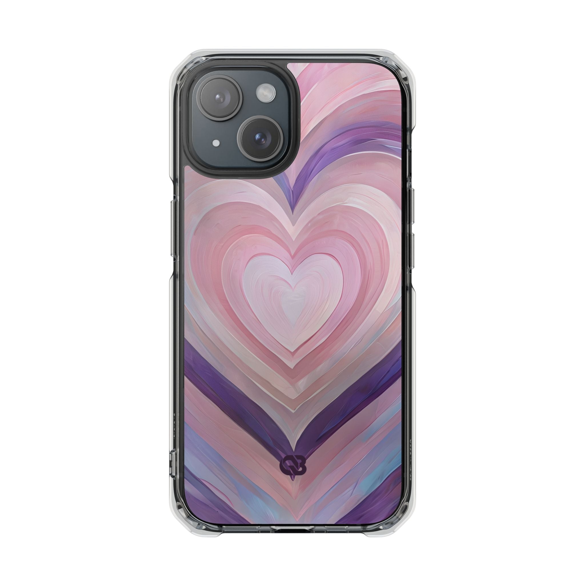 Lavender Pulse Hearts · Impact Custodia per iPhone · Magsafe