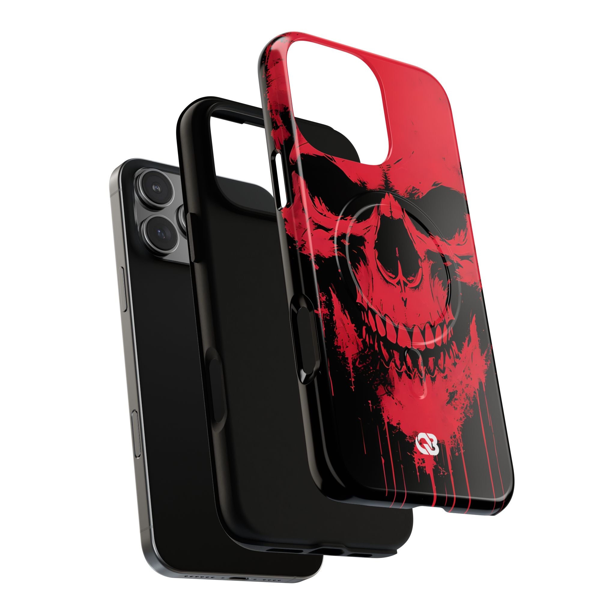 Crimson Street Skull · Tough+ Magsafe