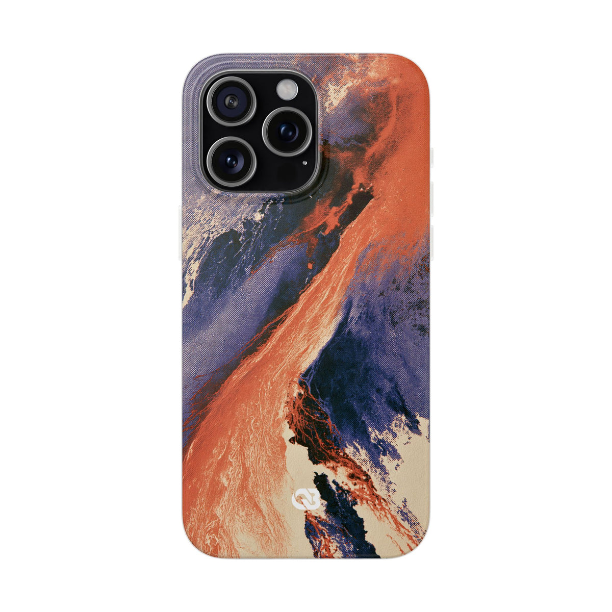 Solar Aura Drift · Lite Phone Case for iPhone · Orange