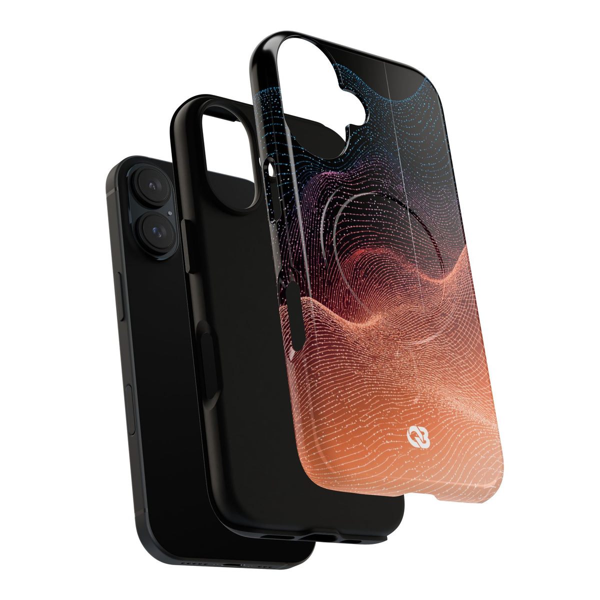 Spectral Elevation · Tough 2.0 Magnetic Phone Case for iPhone · Orange