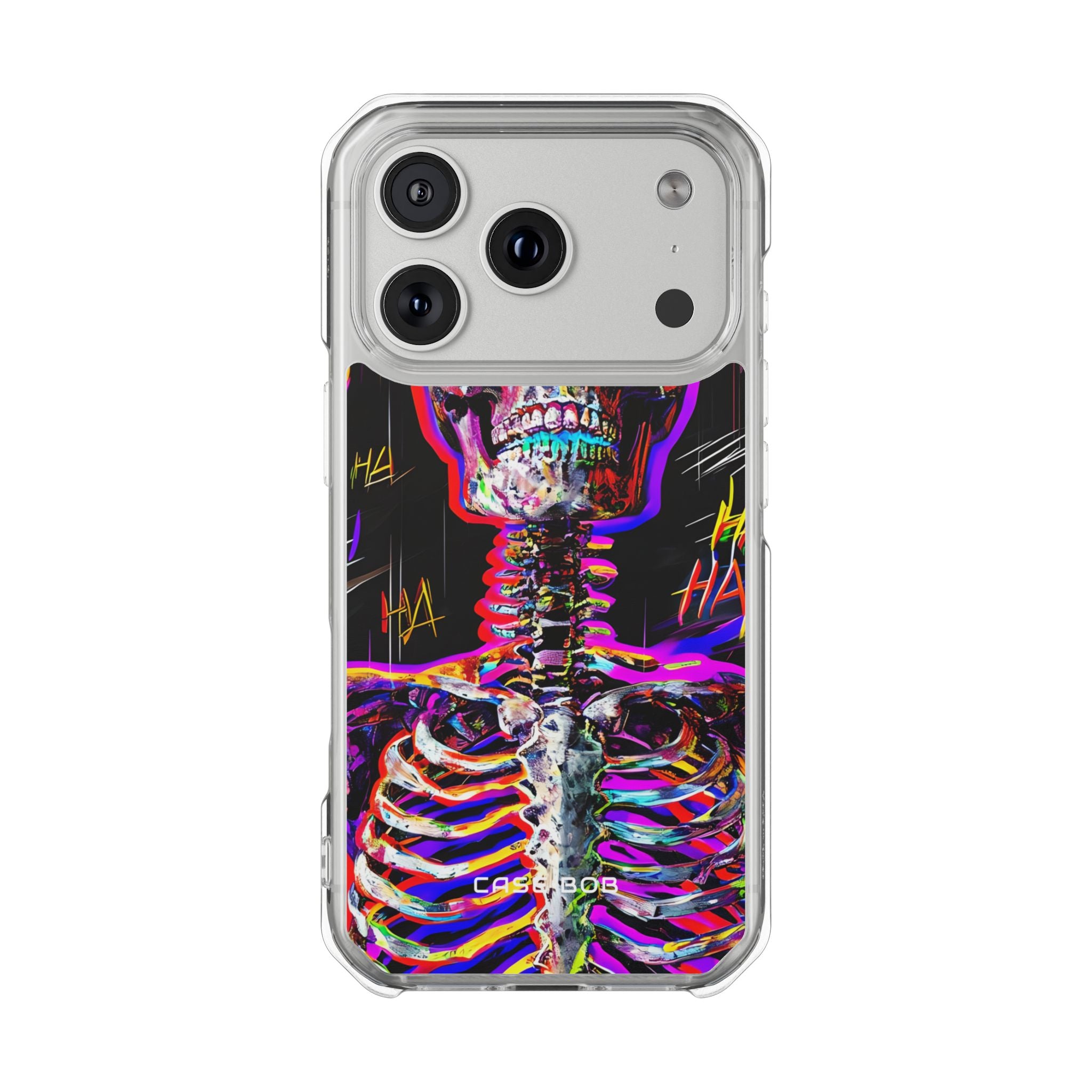 Neon Skeleton Chaos iPhone 17 Pro Case - Impact