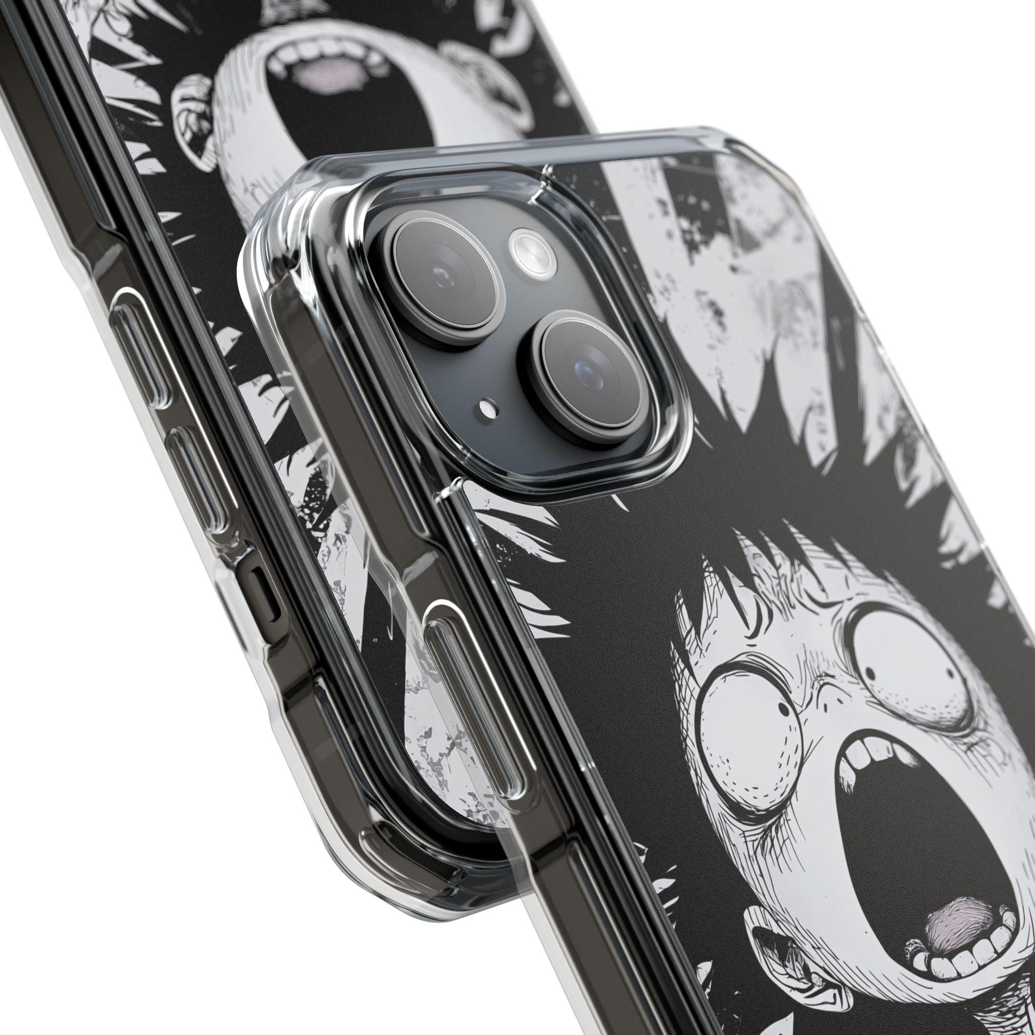 Chaotic Monochrome Scream · Impact etui na iPhone · Magsafe