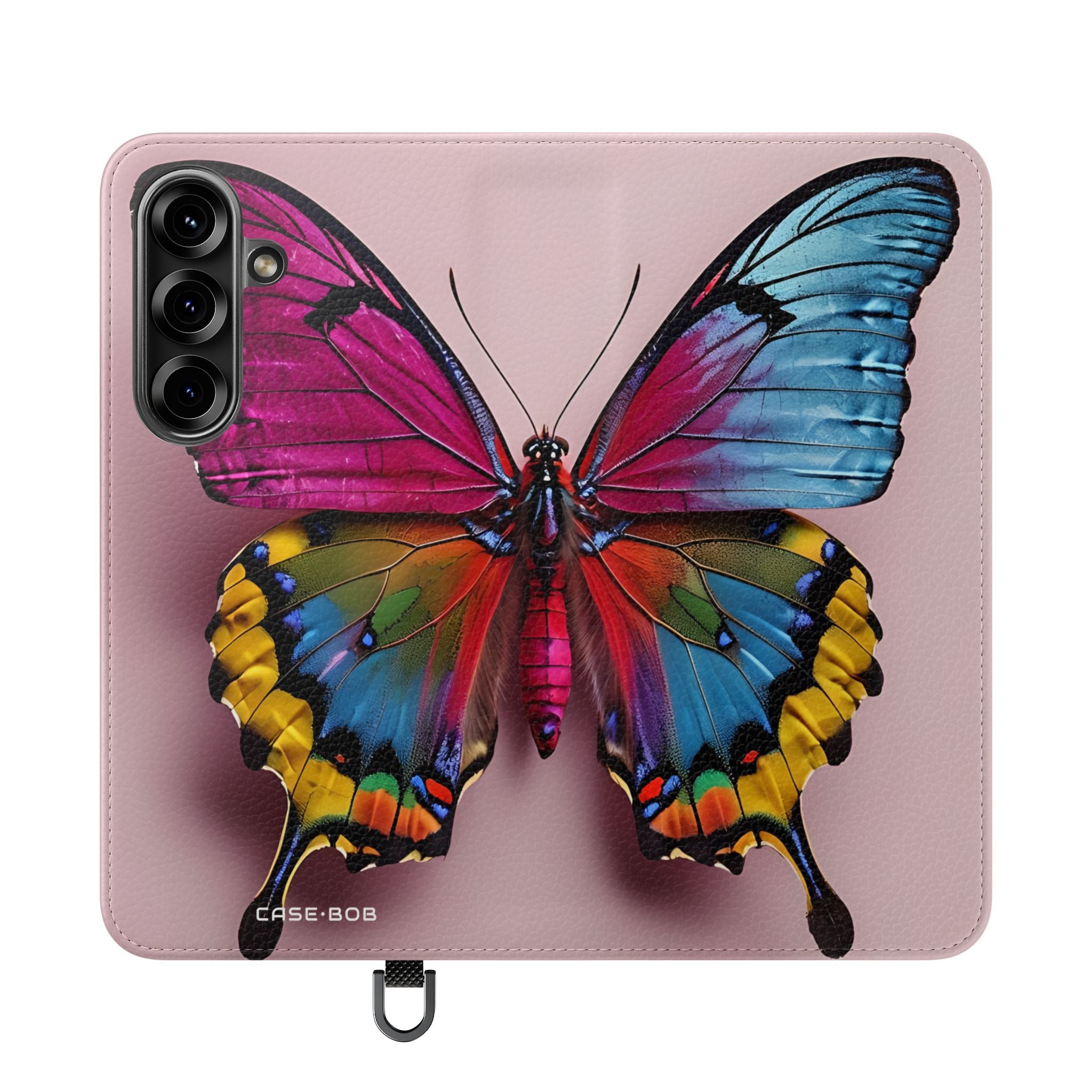 Vibrant Monarch - Samsung S25 Case - Lompakkokotelo