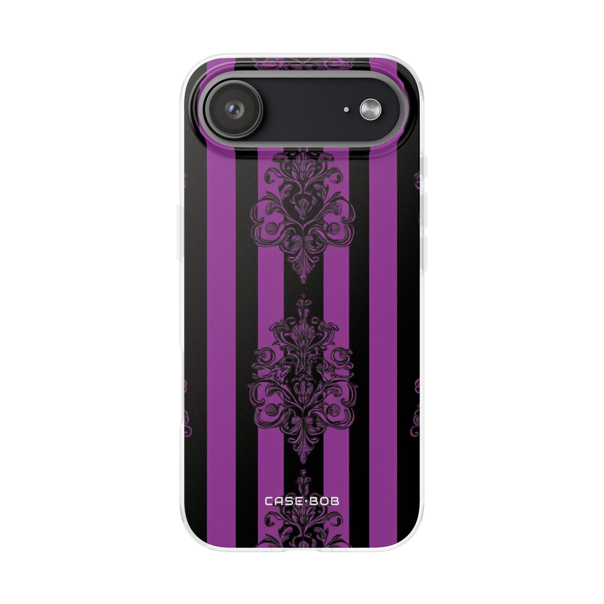 Damask Elegance Purple iPhone 17 Air Case - Soft - CASE•BOB