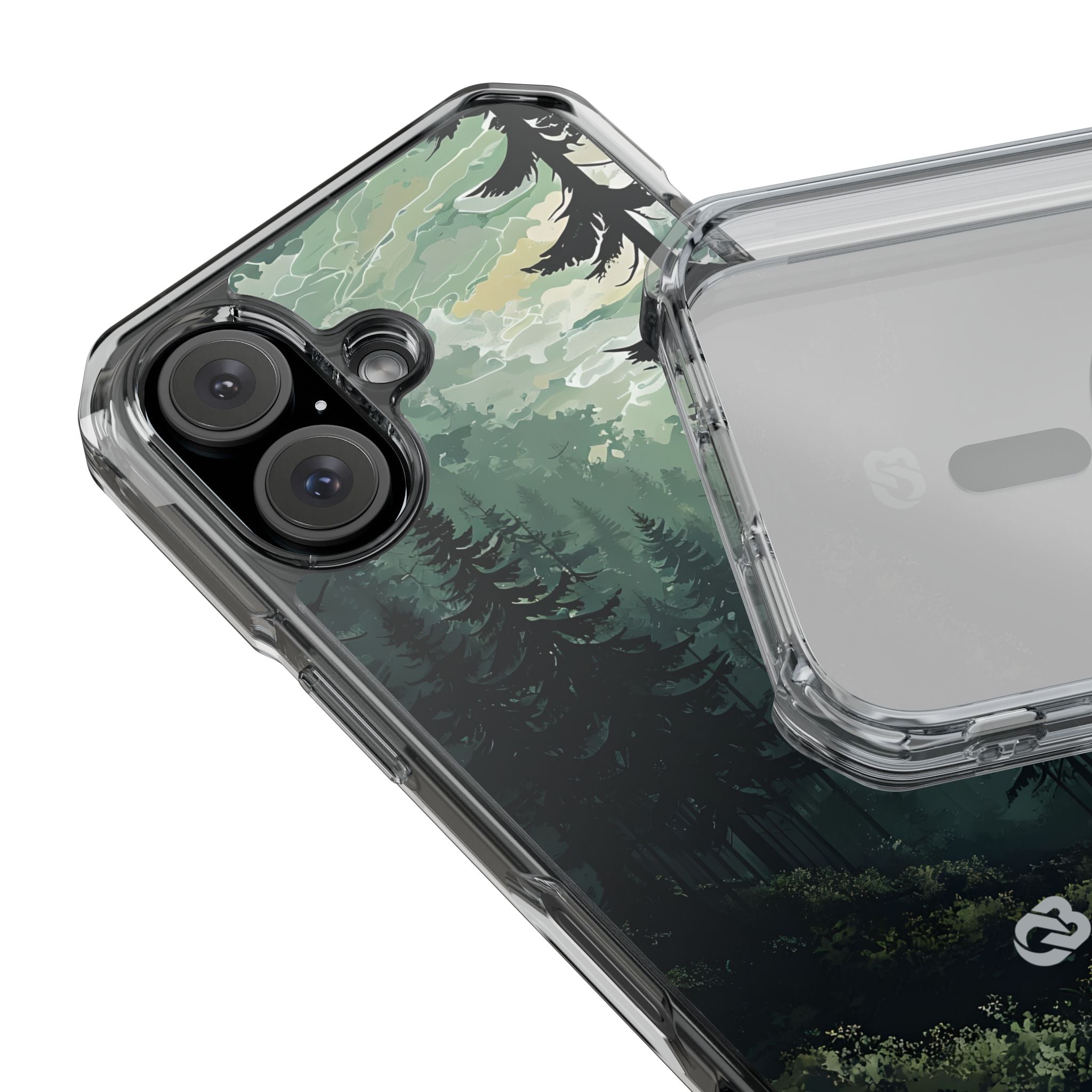 Misty Pine Shadow · Impact Phone Case for iPhone · Magsafe