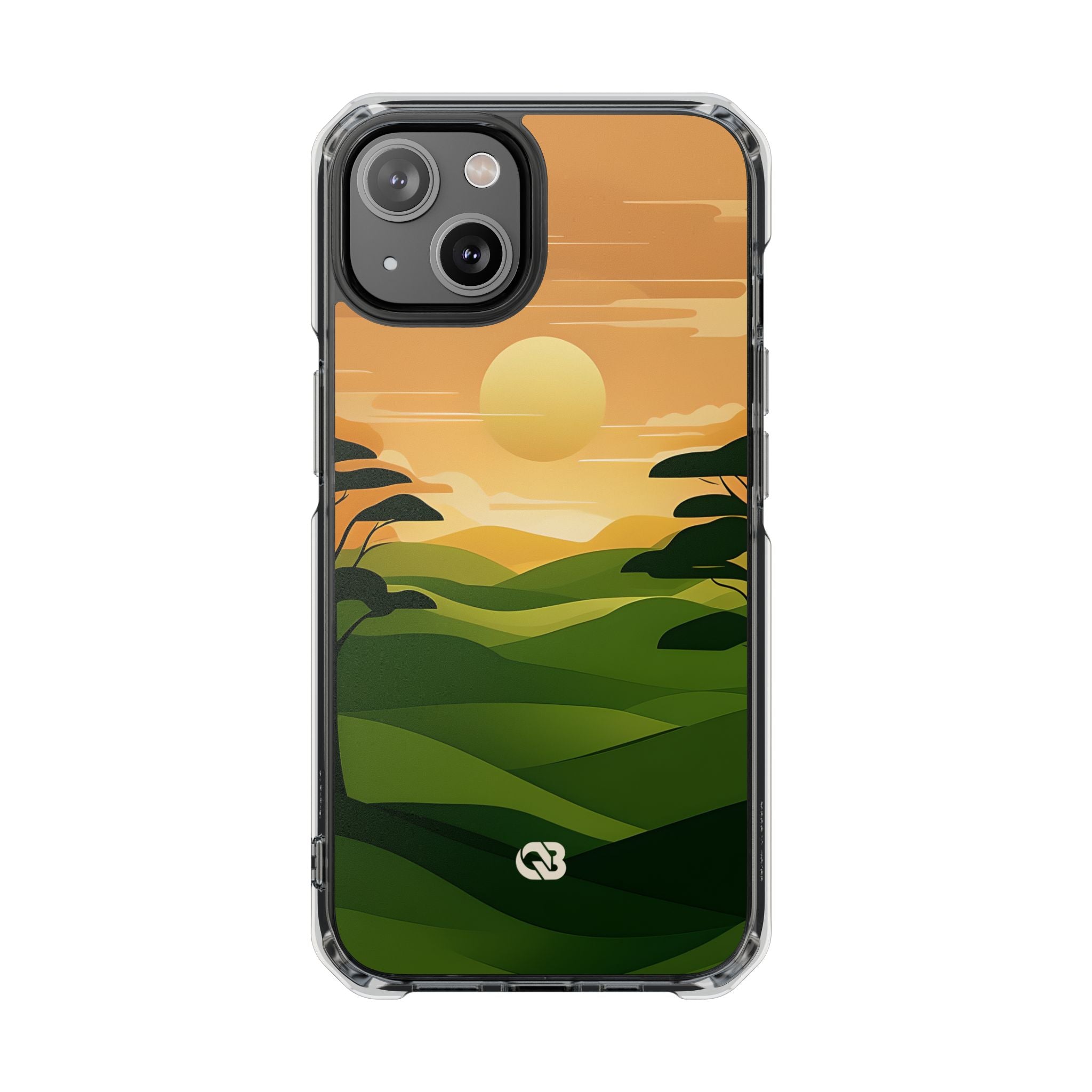 Verdant Horizon Sun · Impact Phone Case for iPhone · Magsafe