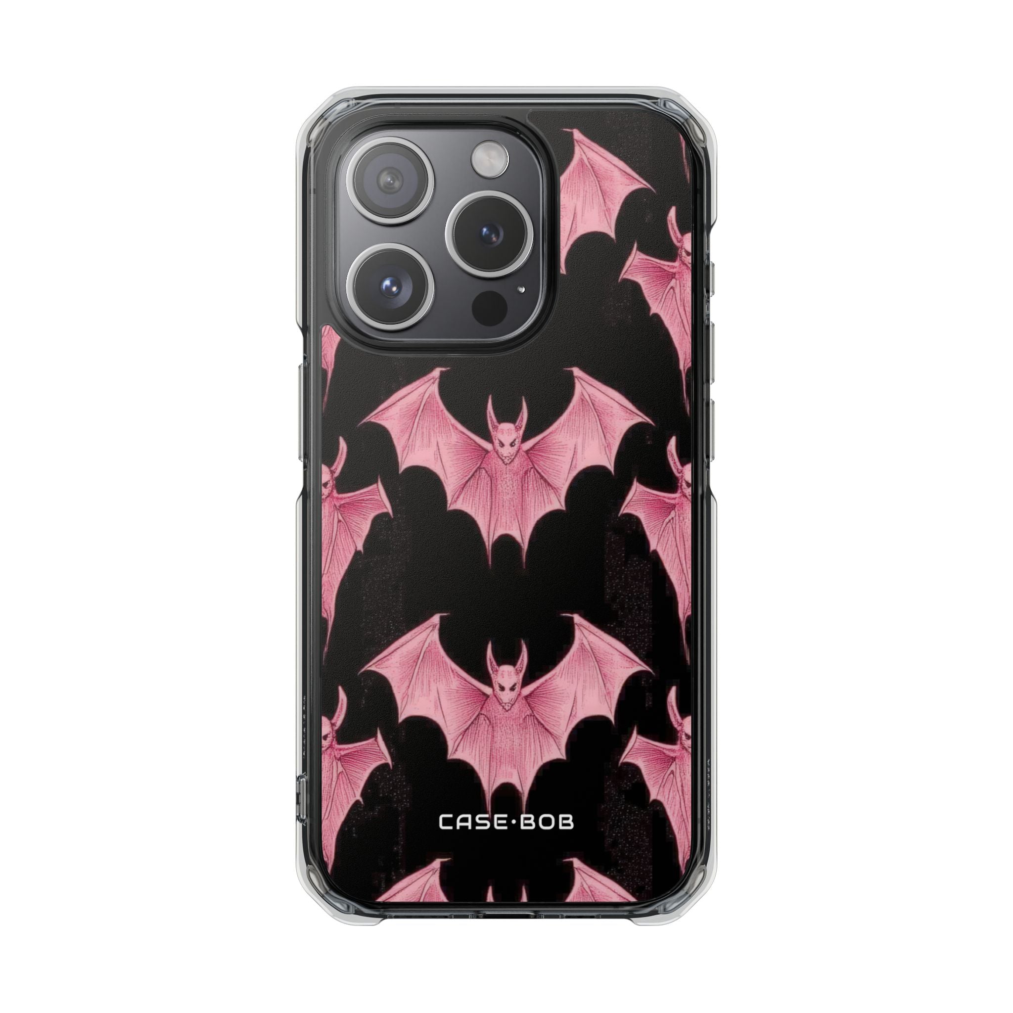 Pink Batwave iPhone 15 Pro Case - Impact