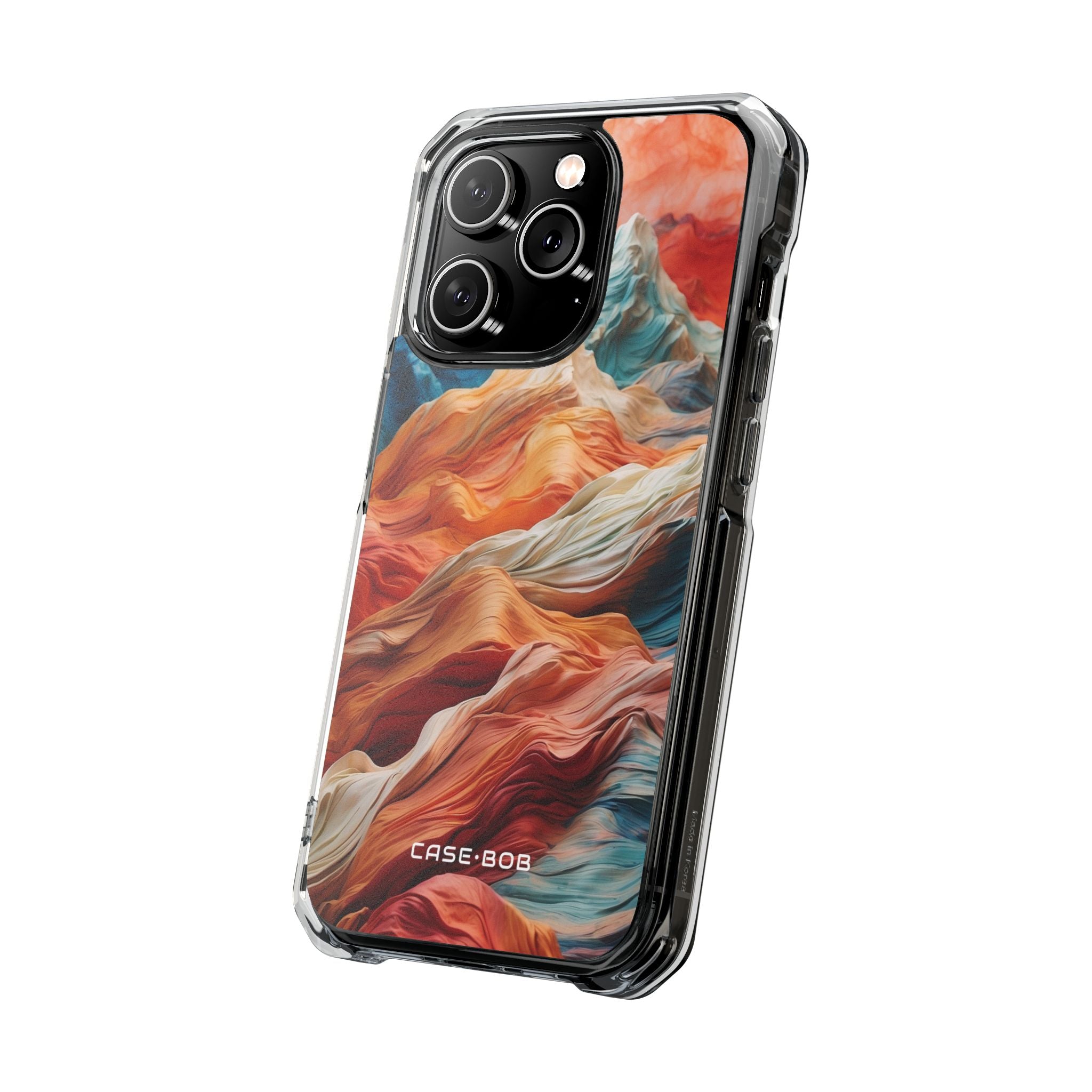 Fabric Peaks Cream iPhone 14 Pro Case - Impact