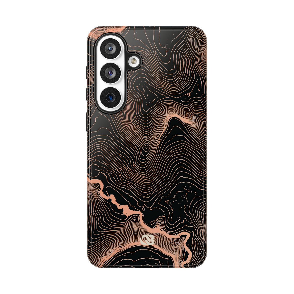 Mesa Elevation Contour · Tough Phone Case for Samsung · Black