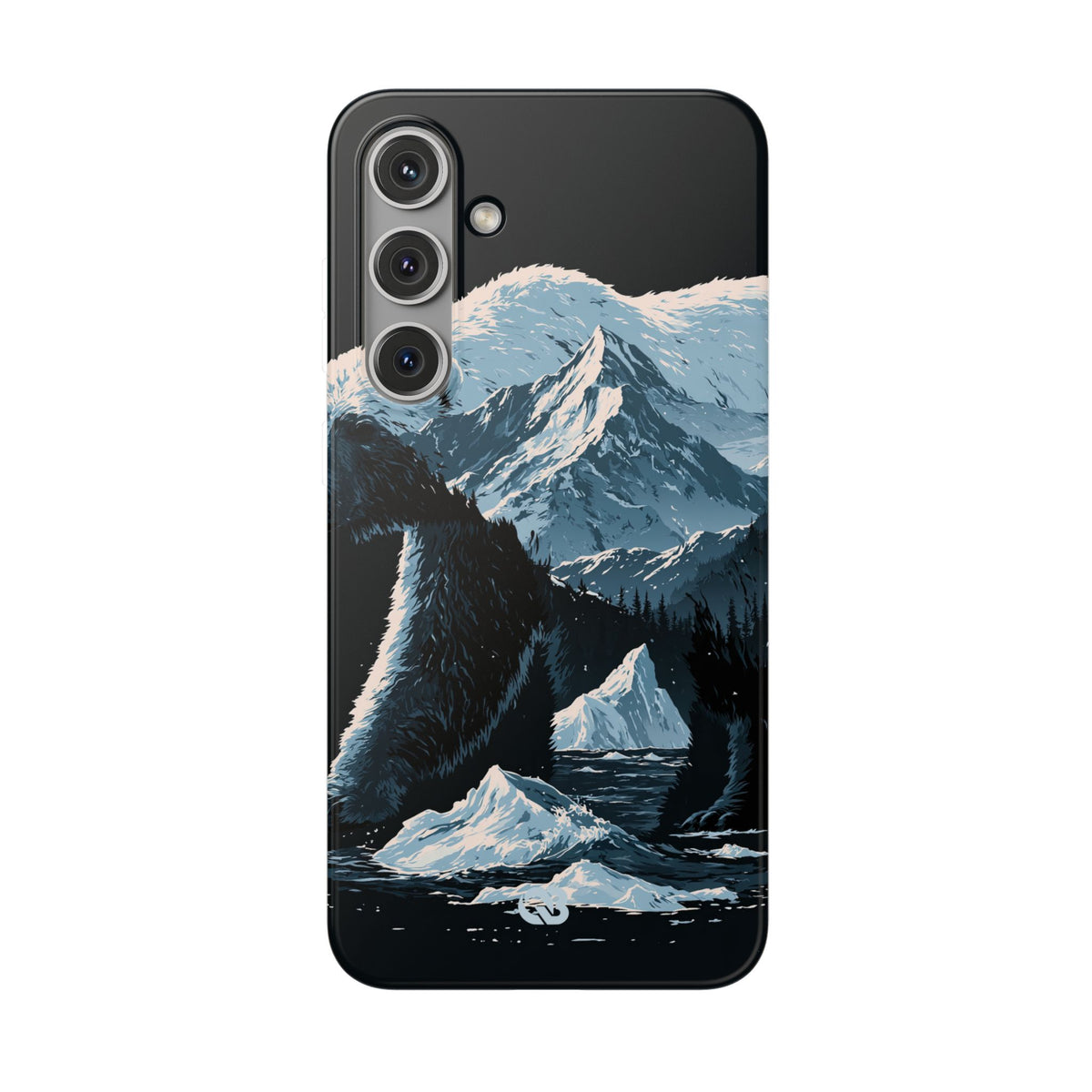 Nordic Arctic Bear · Lite Phone Case for Samsung · Black